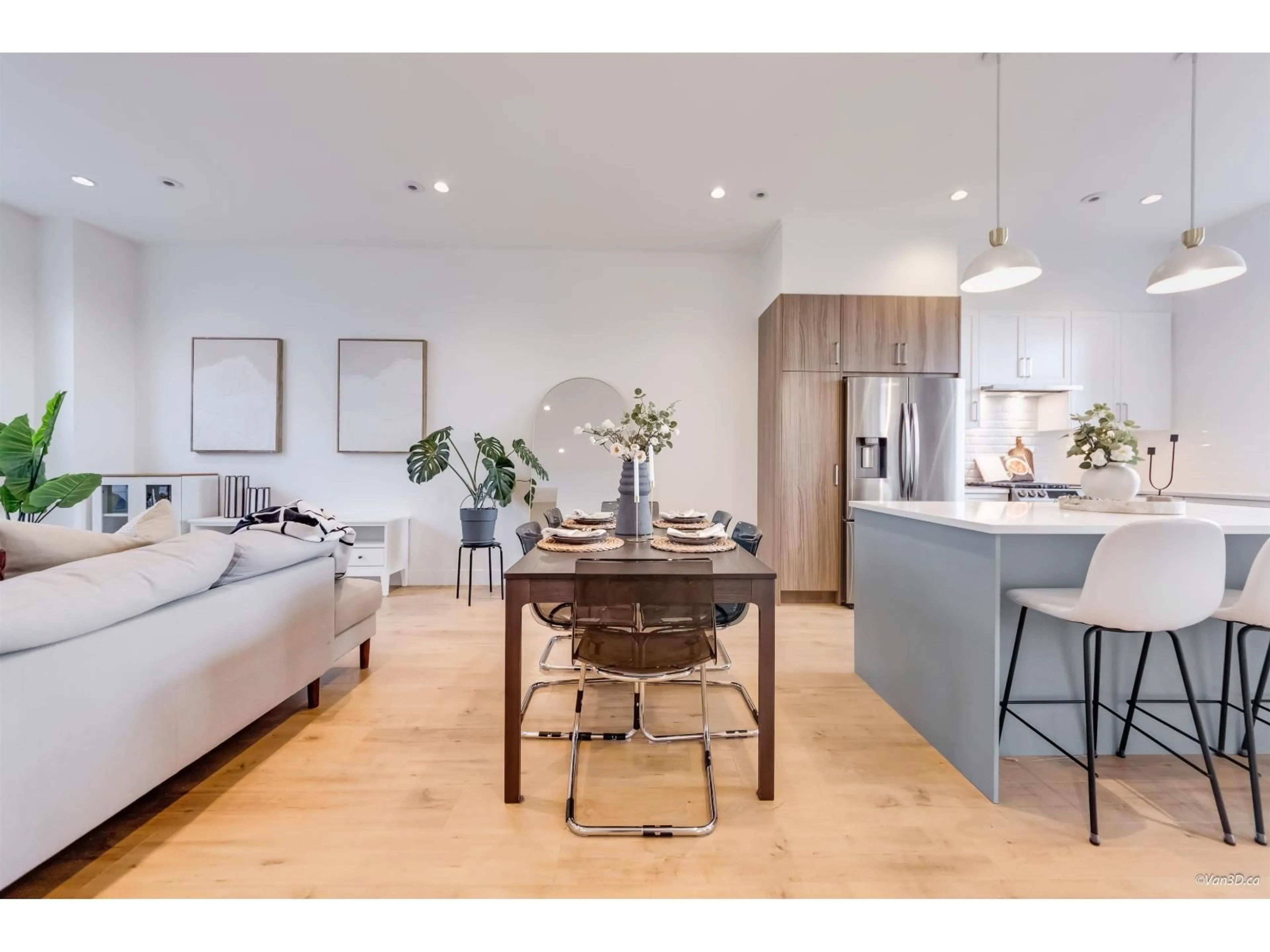 Open concept kitchen, wood/laminate floor for 40 - 20321 80 AVENUE, Langley British Columbia V2Y3S3