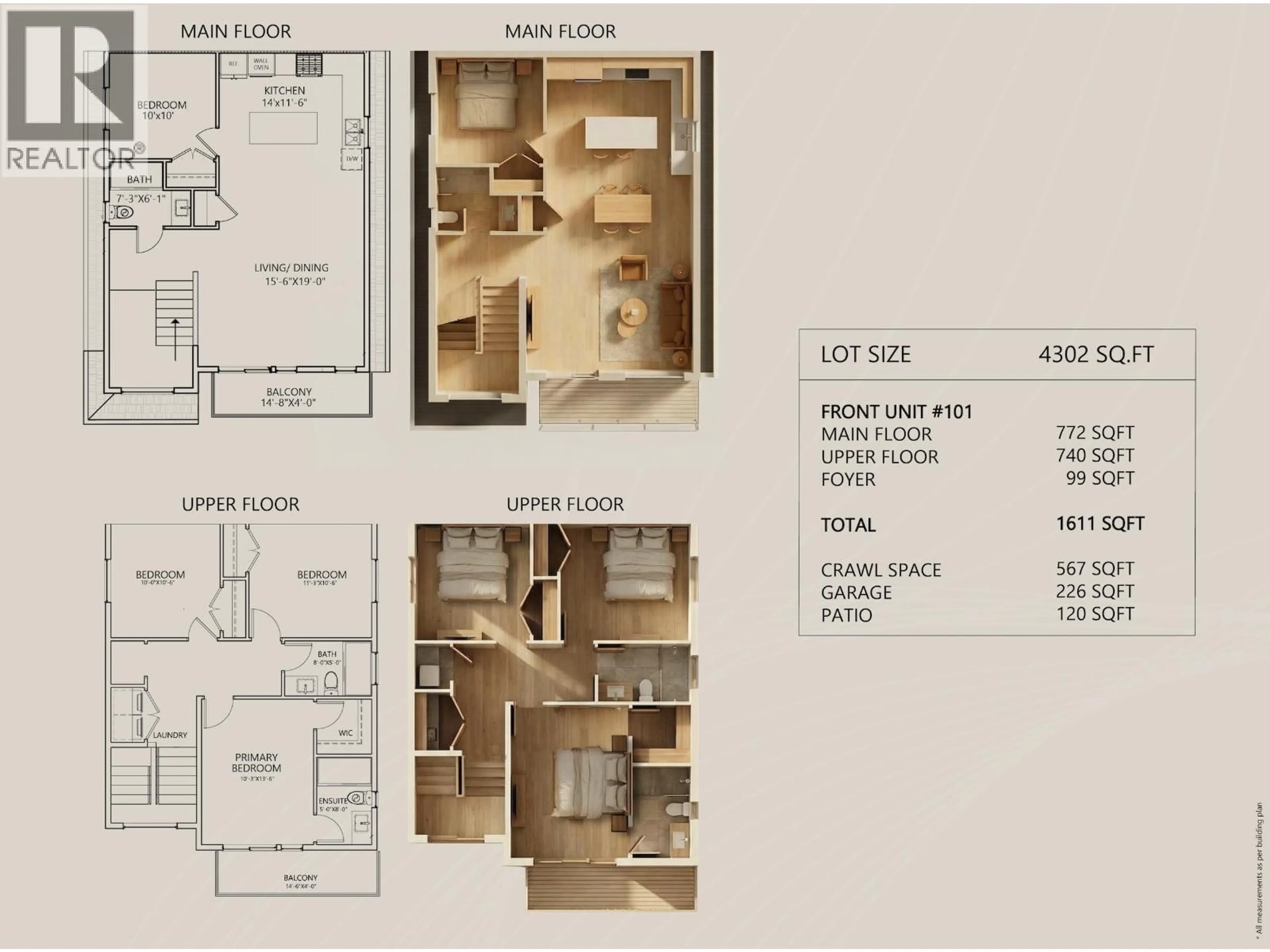 Floor plan for 101 - 1757 MORGAN AVENUE, Port Coquitlam British Columbia V3C1J6