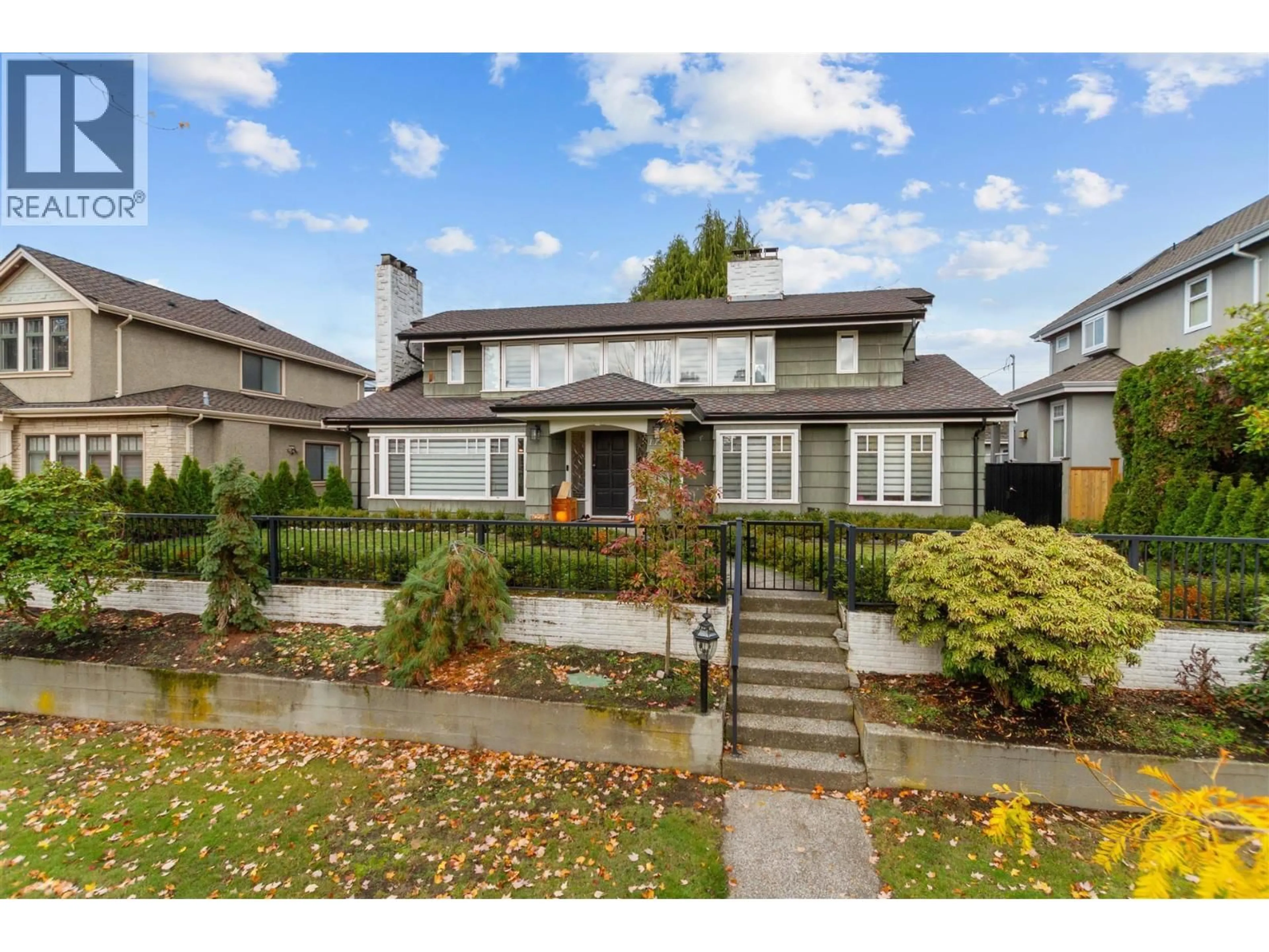 Home with vinyl exterior material, street for 1195 50TH AVENUE, Vancouver British Columbia V6P1B1