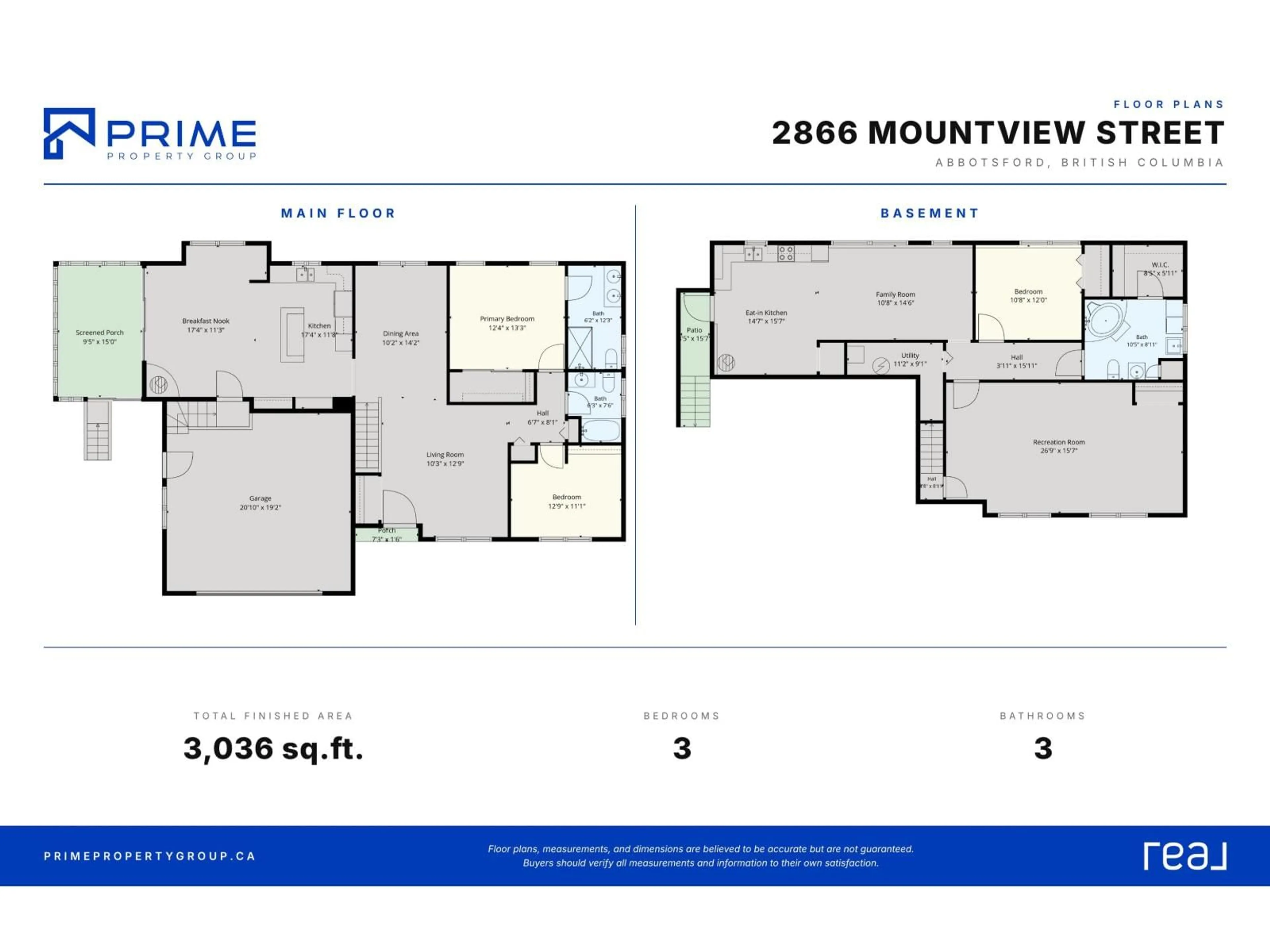 Floor plan for 2866 MOUNTVIEW STREET, Abbotsford British Columbia V2S6R2