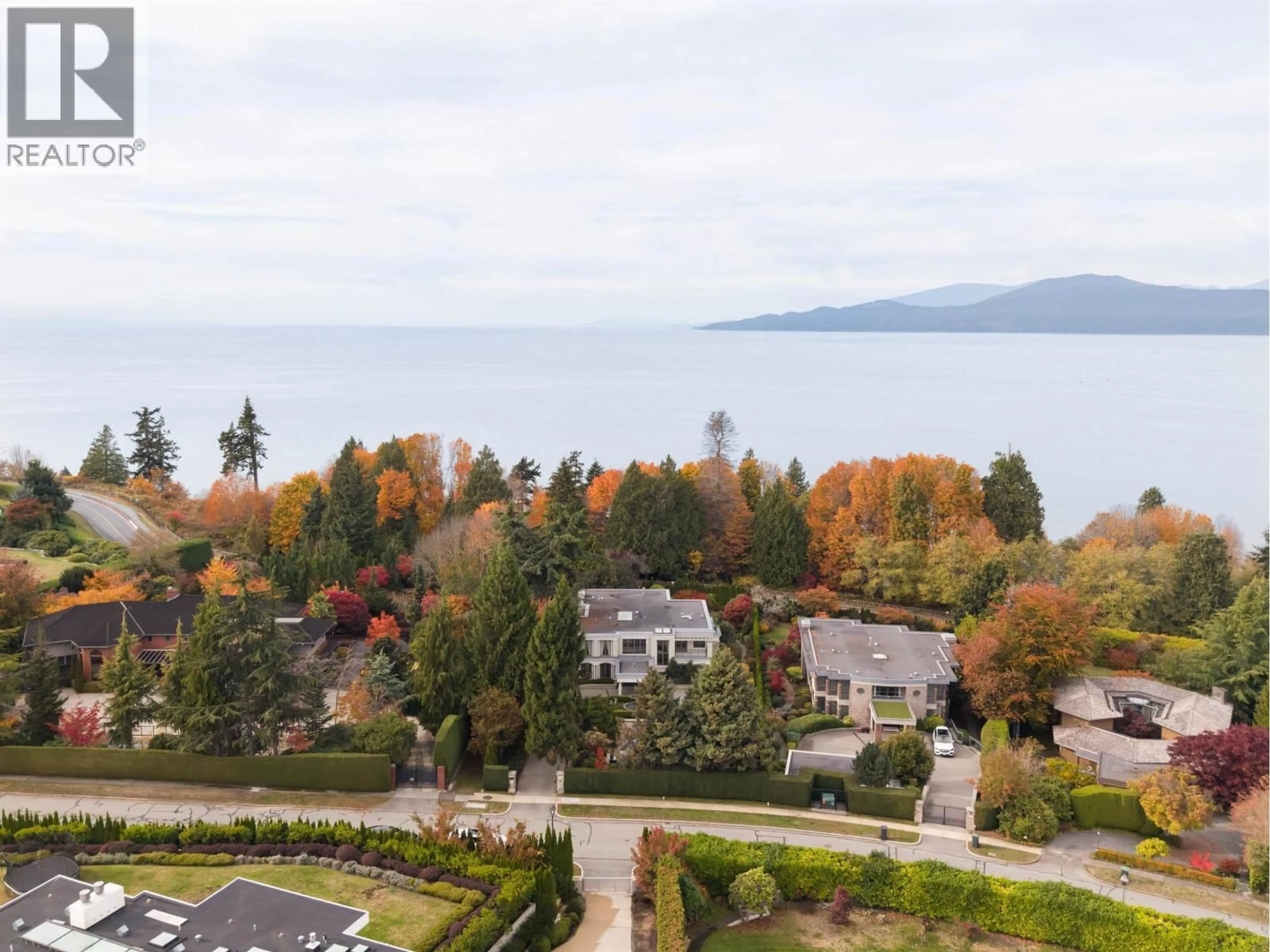 A pic from outside/outdoor area/front of a property/back of a property/a pic from drone, water/lake/river/ocean view for 5795 NEWTON WYND, Vancouver British Columbia V6T1H6