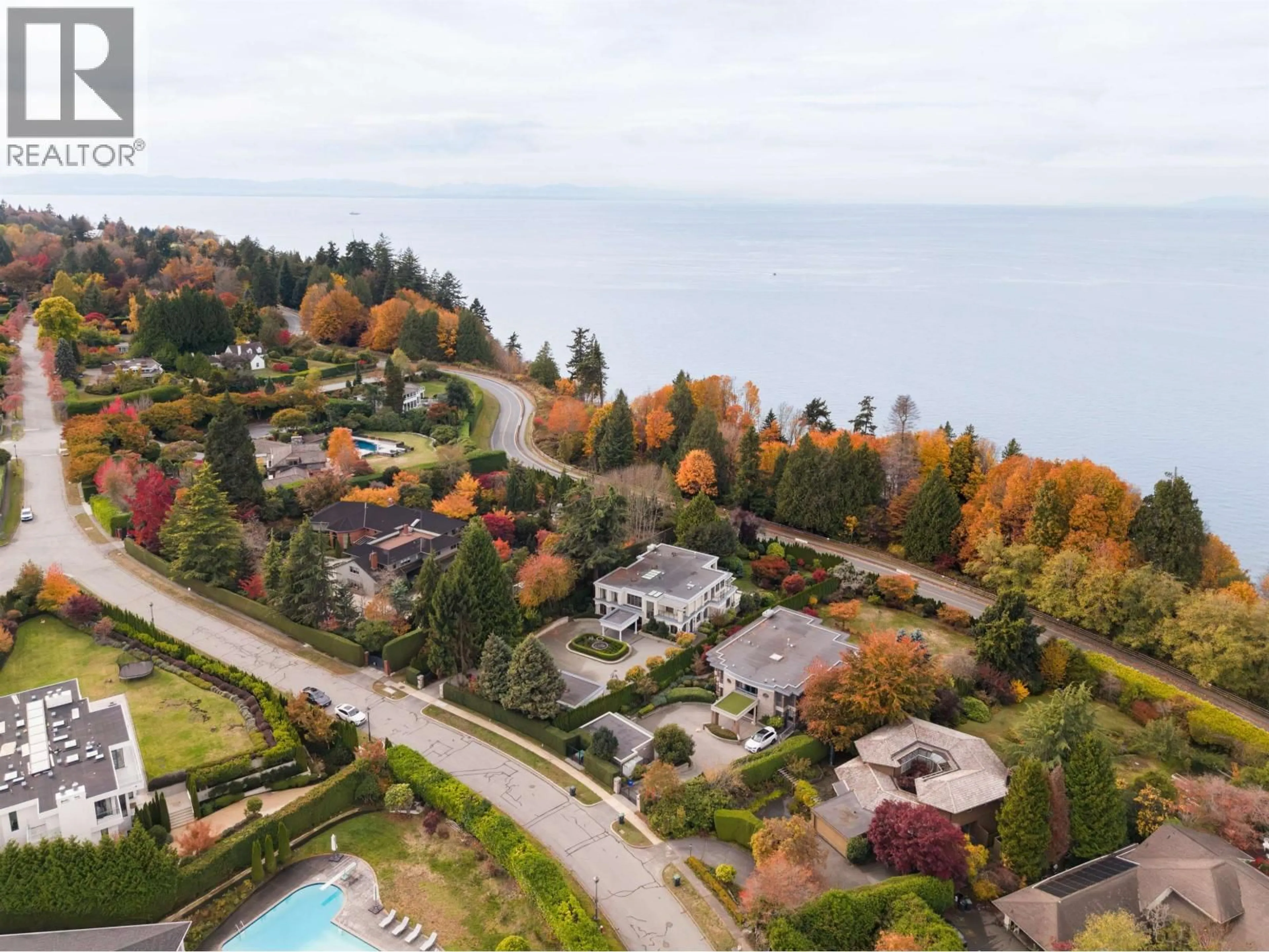 A pic from outside/outdoor area/front of a property/back of a property/a pic from drone, water/lake/river/ocean view for 5795 NEWTON WYND, Vancouver British Columbia V6T1H6