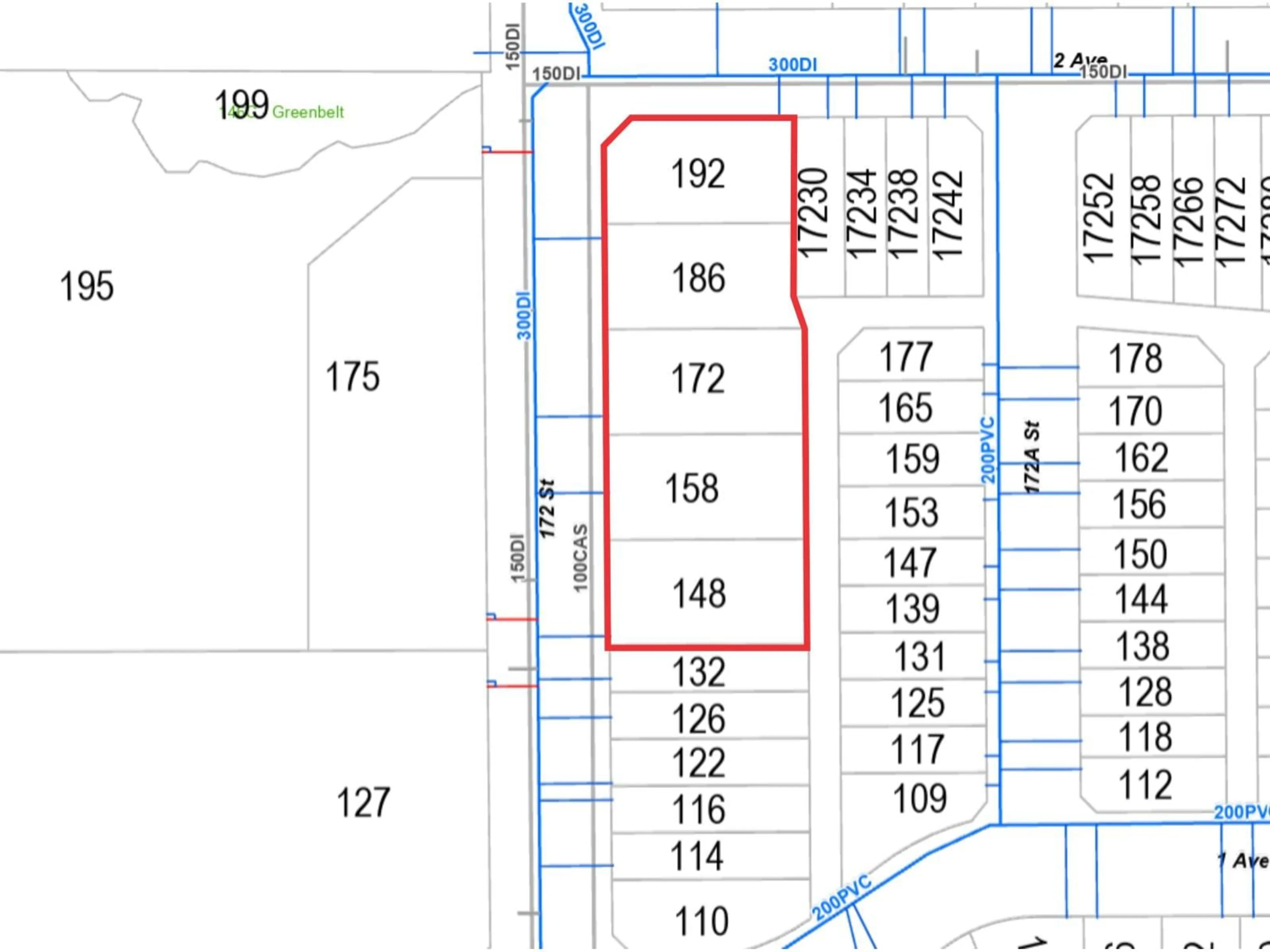 Picture of a map for 186 172 STREET, Surrey British Columbia V3S9R2
