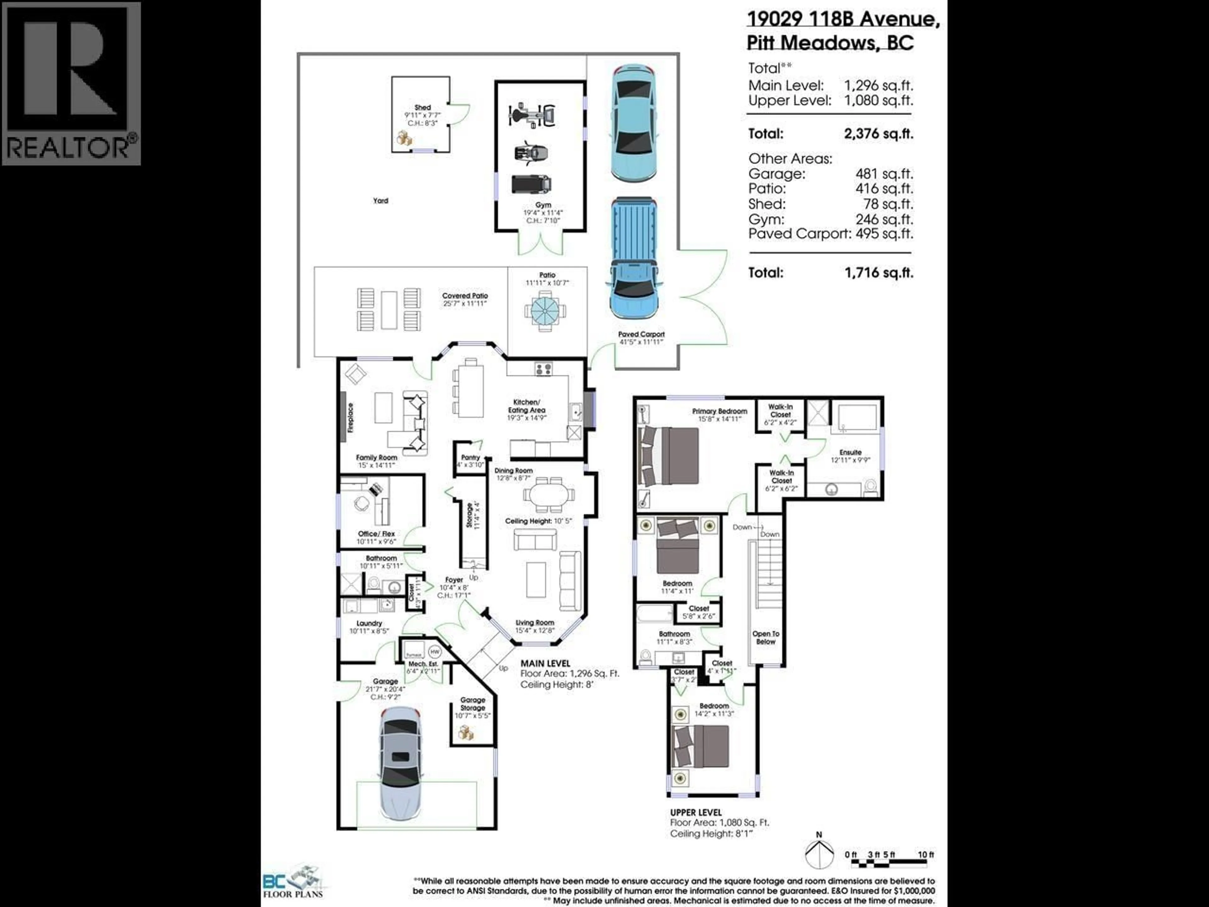 Floor plan for 19029 118B AVENUE, Pitt Meadows British Columbia V3Y2L2