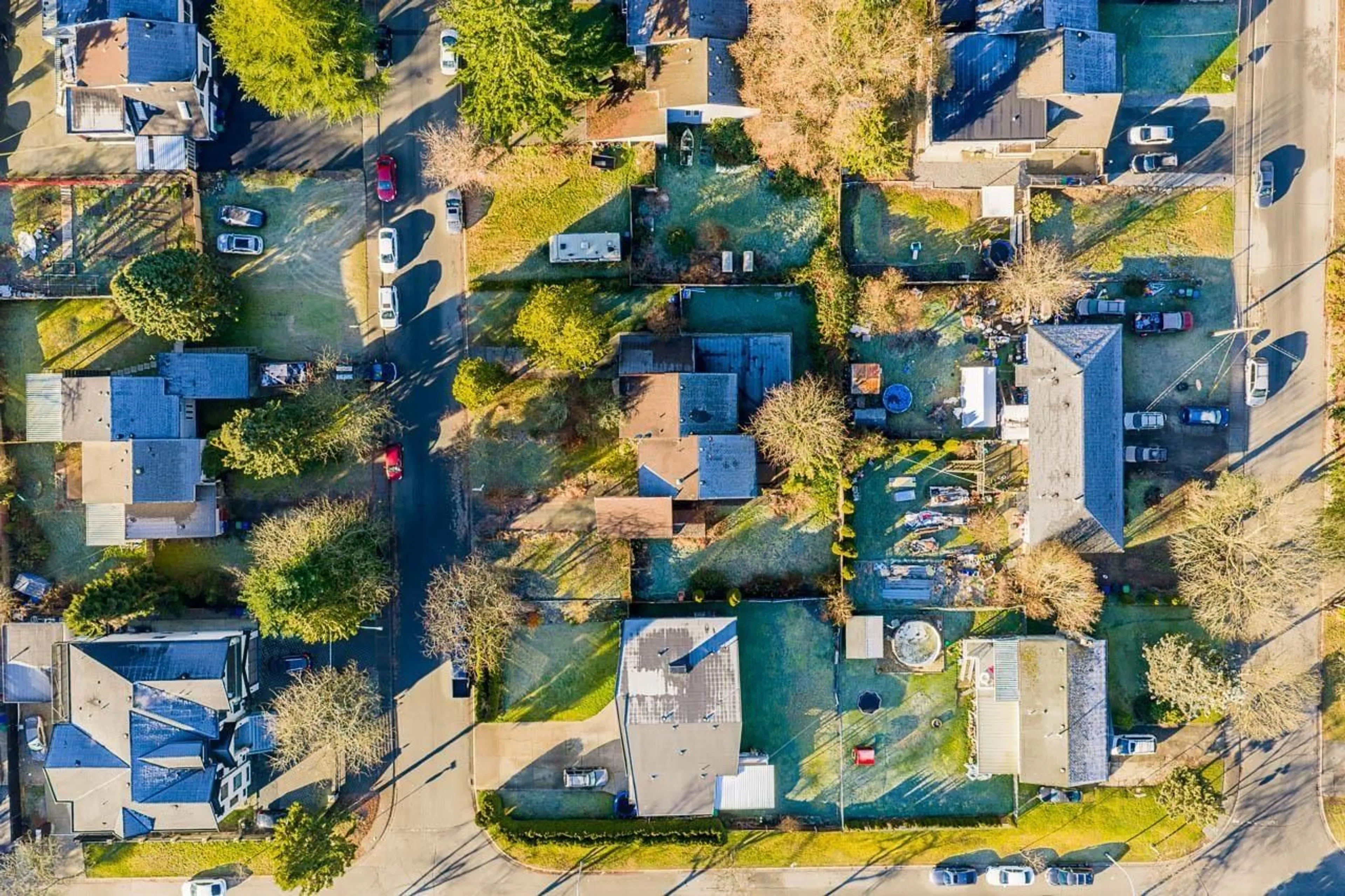 A pic from outside/outdoor area/front of a property/back of a property/a pic from drone, street for 13125 BALLOCH DRIVE, Surrey British Columbia V3V6Y2