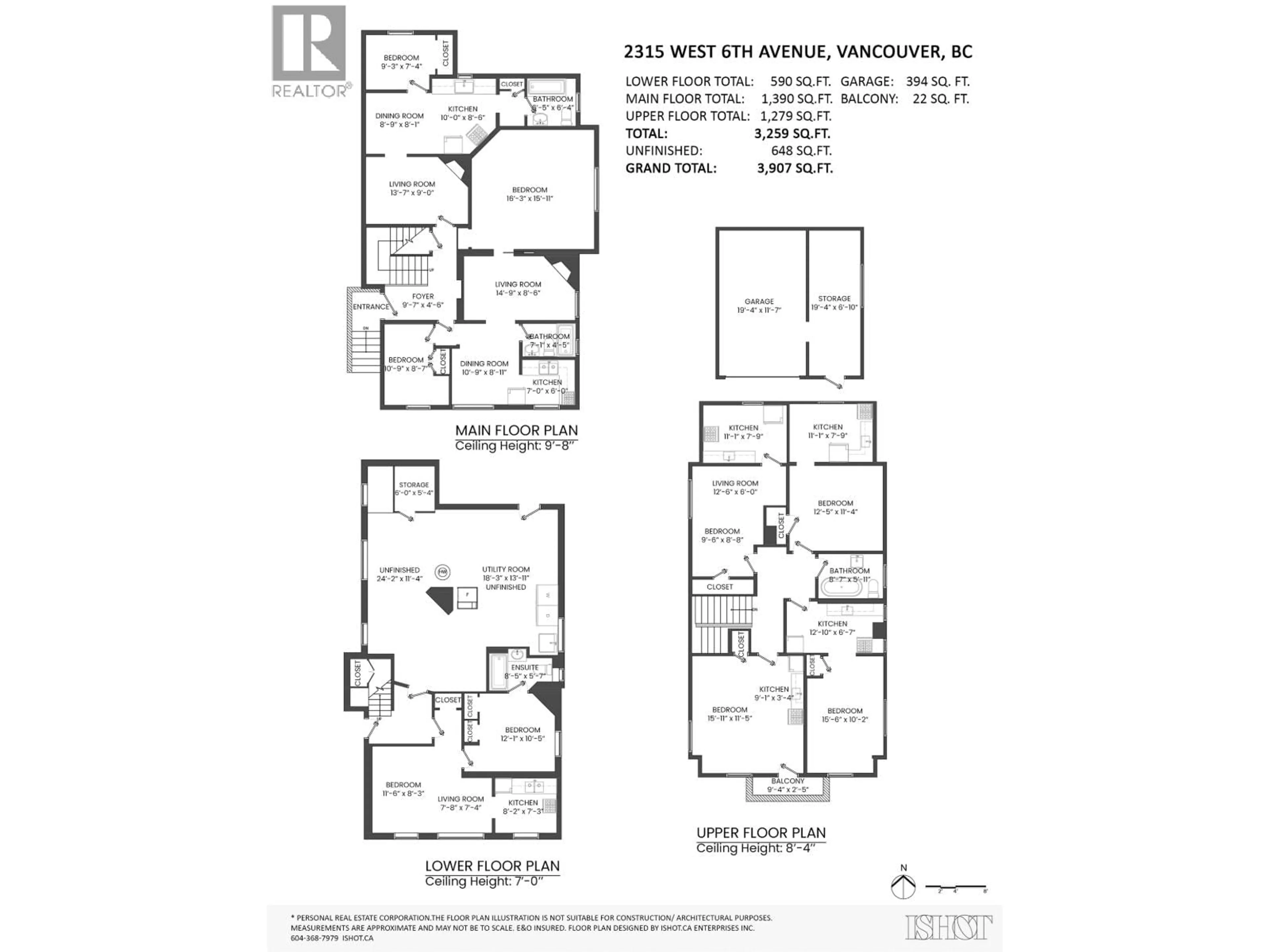 Floor plan for 2315 6TH AVENUE, Vancouver British Columbia V6K1W1