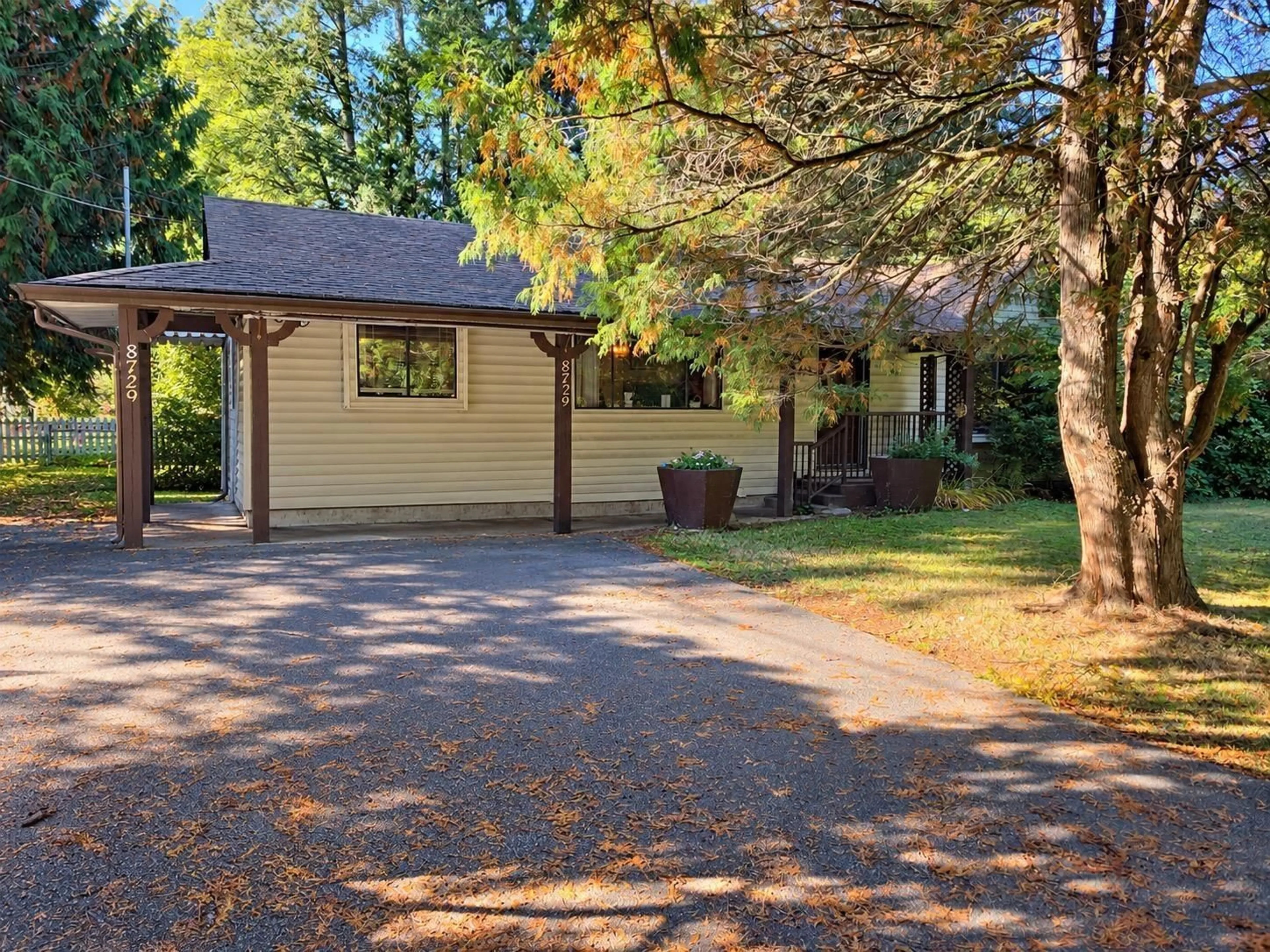 Home with vinyl exterior material, street for 8729 192 STREET, Surrey British Columbia V4N5W4