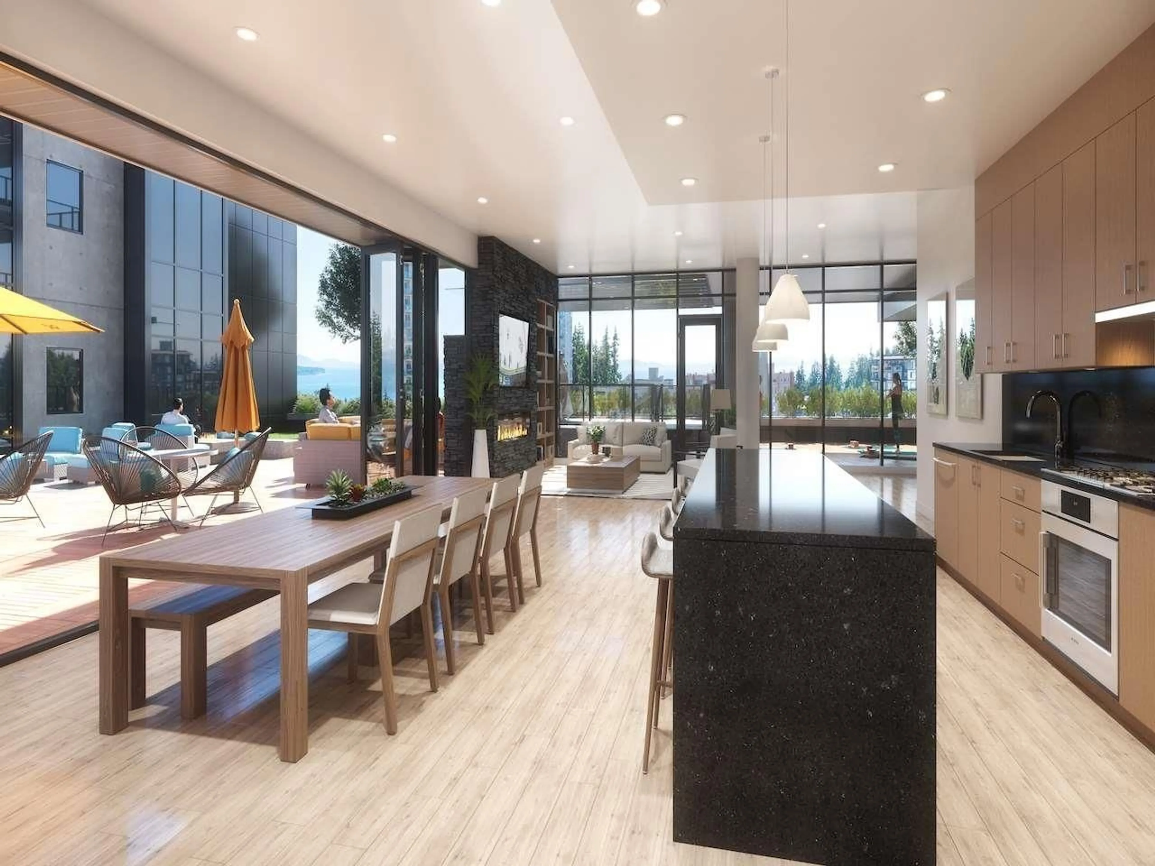 Open concept kitchen, unknown for 2403 - 1588 JOHNSTON ROAD, White Rock British Columbia V4B0C5