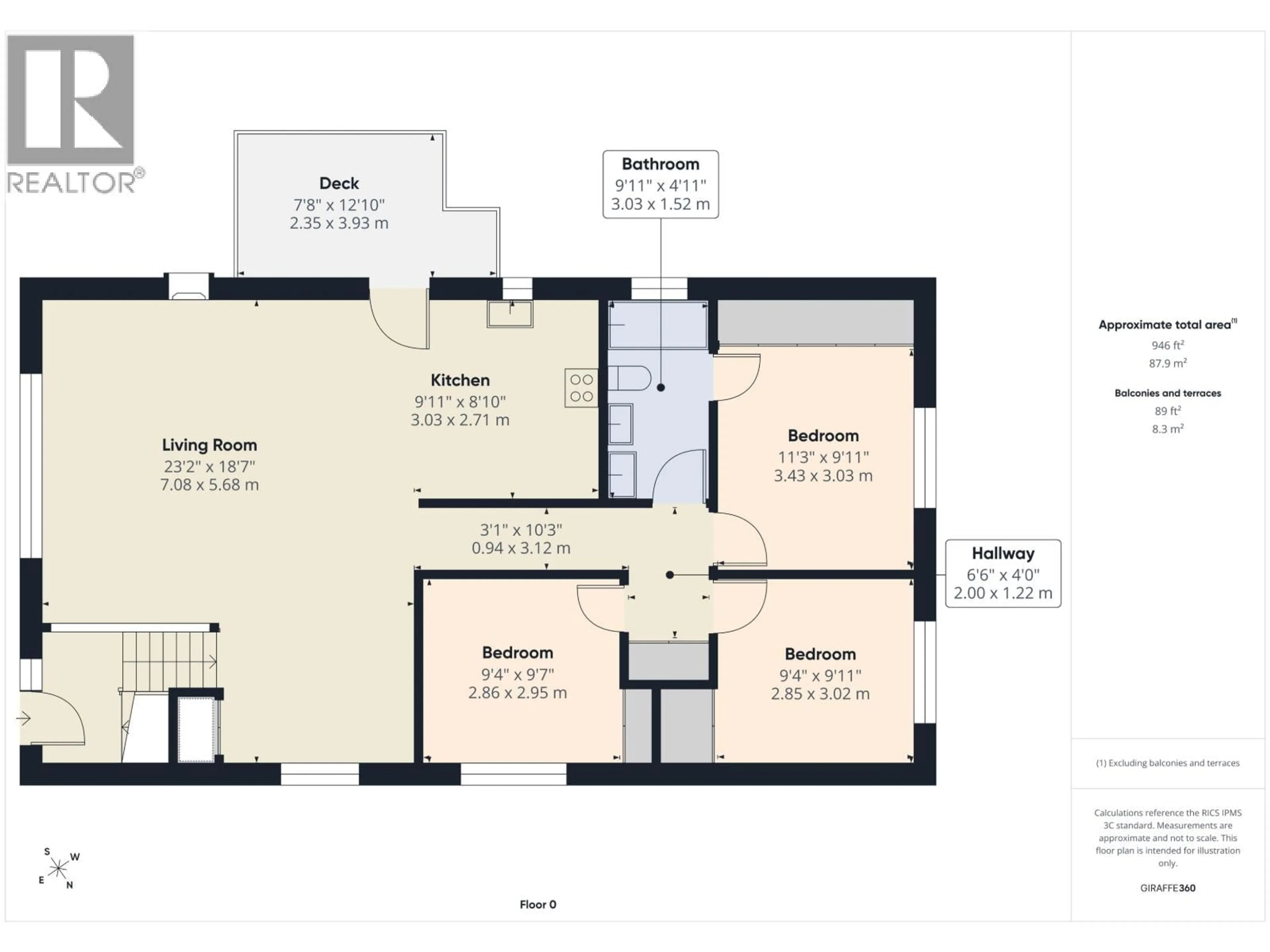 Floor plan for 964 HUSTON STREET, Williams Lake British Columbia V2G1W3
