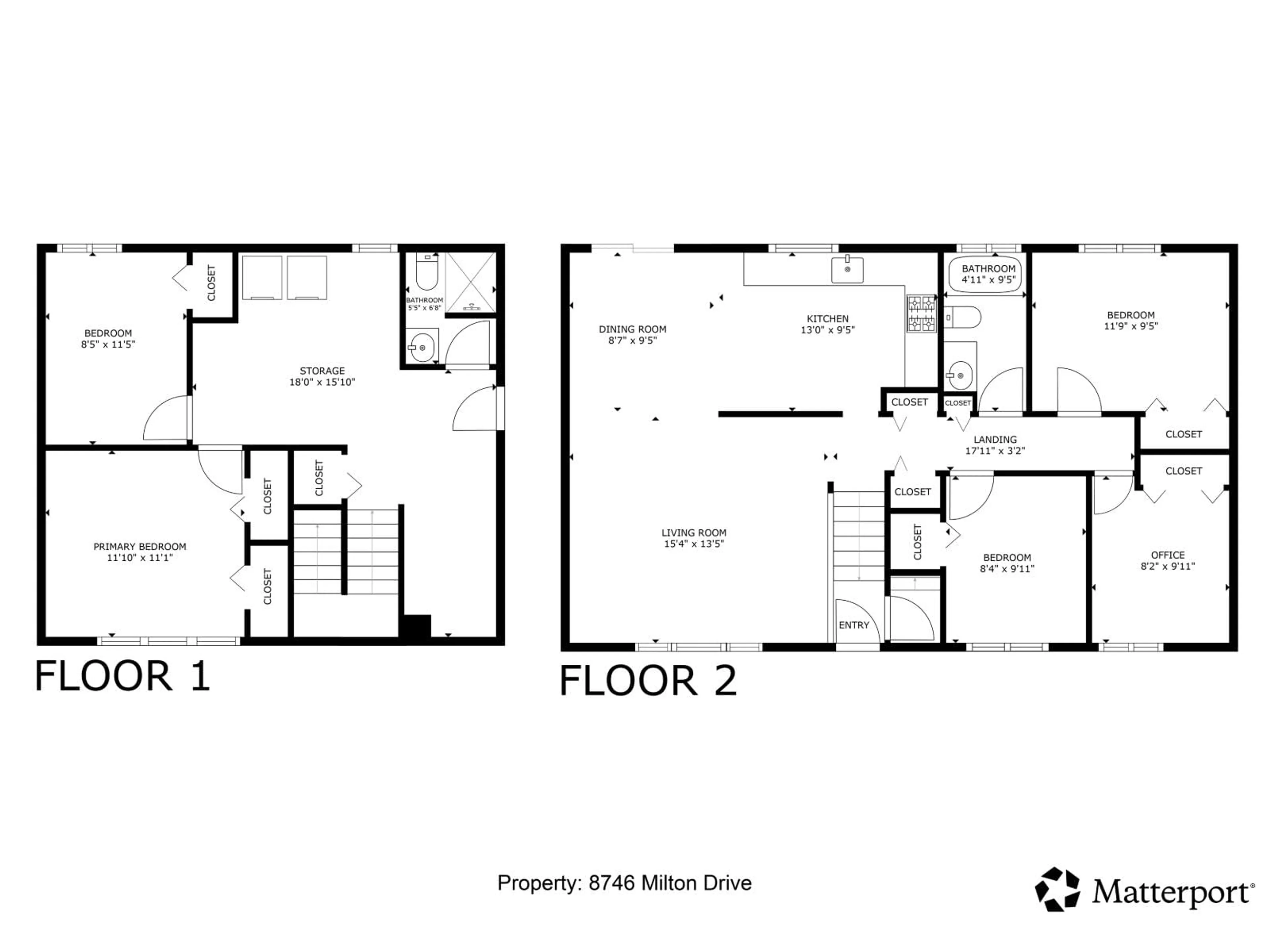 Floor plan for 8746 MILTON DRIVE, Surrey British Columbia V3S5G8