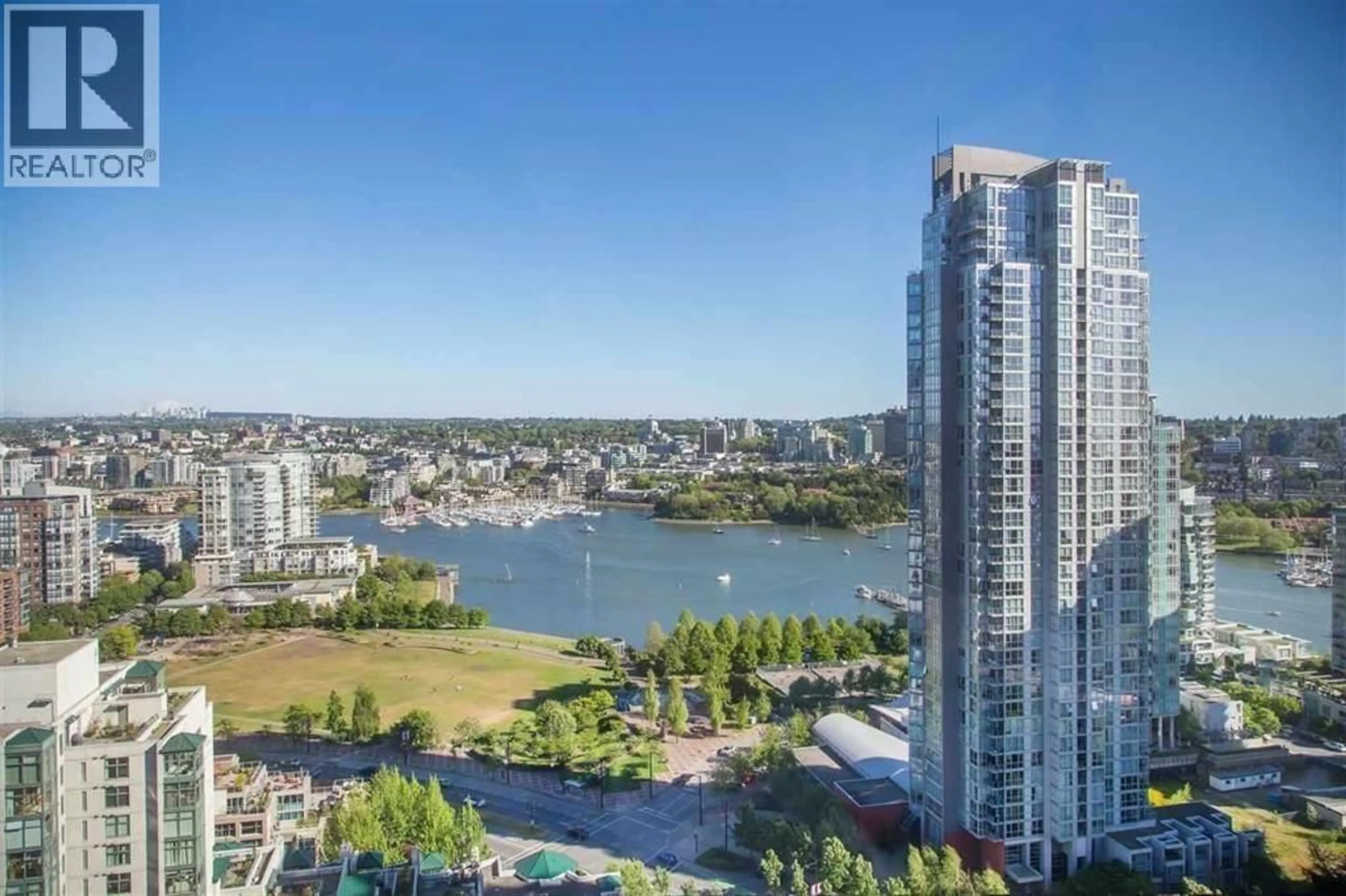 A pic from outside/outdoor area/front of a property/back of a property/a pic from drone, water/lake/river/ocean view for 2410 - 501 PACIFIC STREET, Vancouver British Columbia V6Z2X6