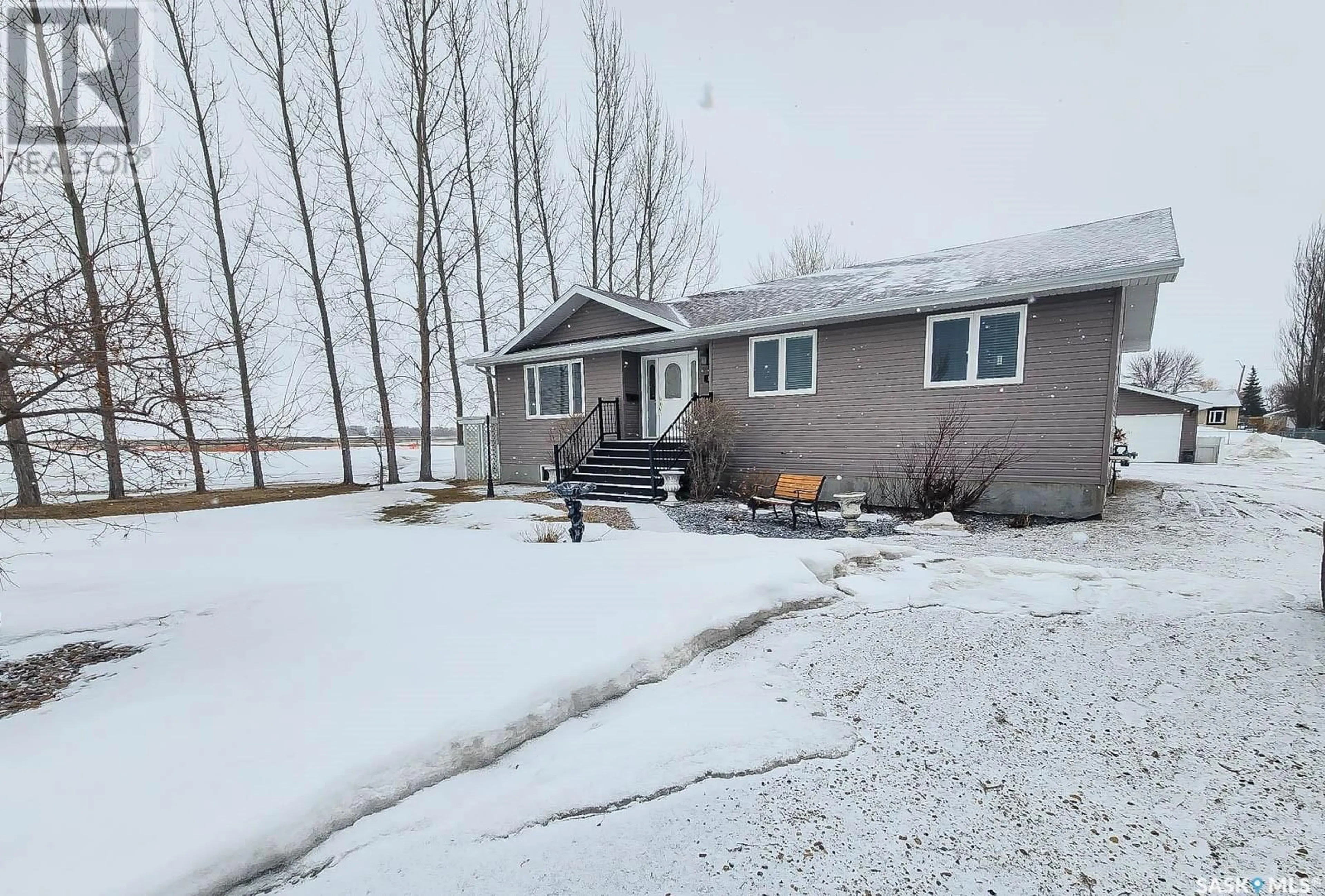 A pic from outside/outdoor area/front of a property/back of a property/a pic from drone, water/lake/river/ocean view for 319 WILTON STREET, Bethune Saskatchewan S0G0H0