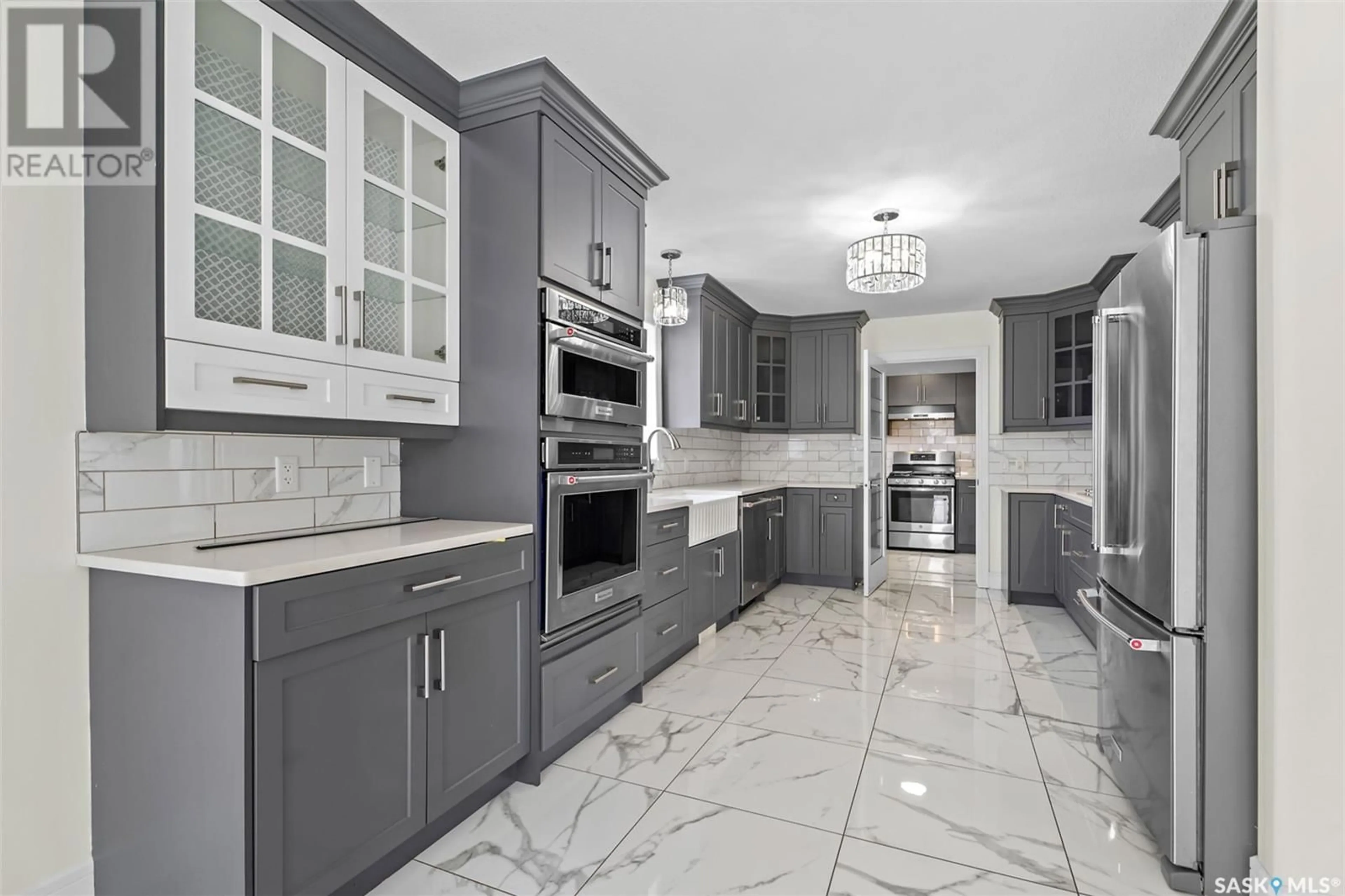 Contemporary kitchen, ceramic/tile floor for 305075 MIERAU ROAD, Corman Park Rm No. 344 Saskatchewan S0K4S0