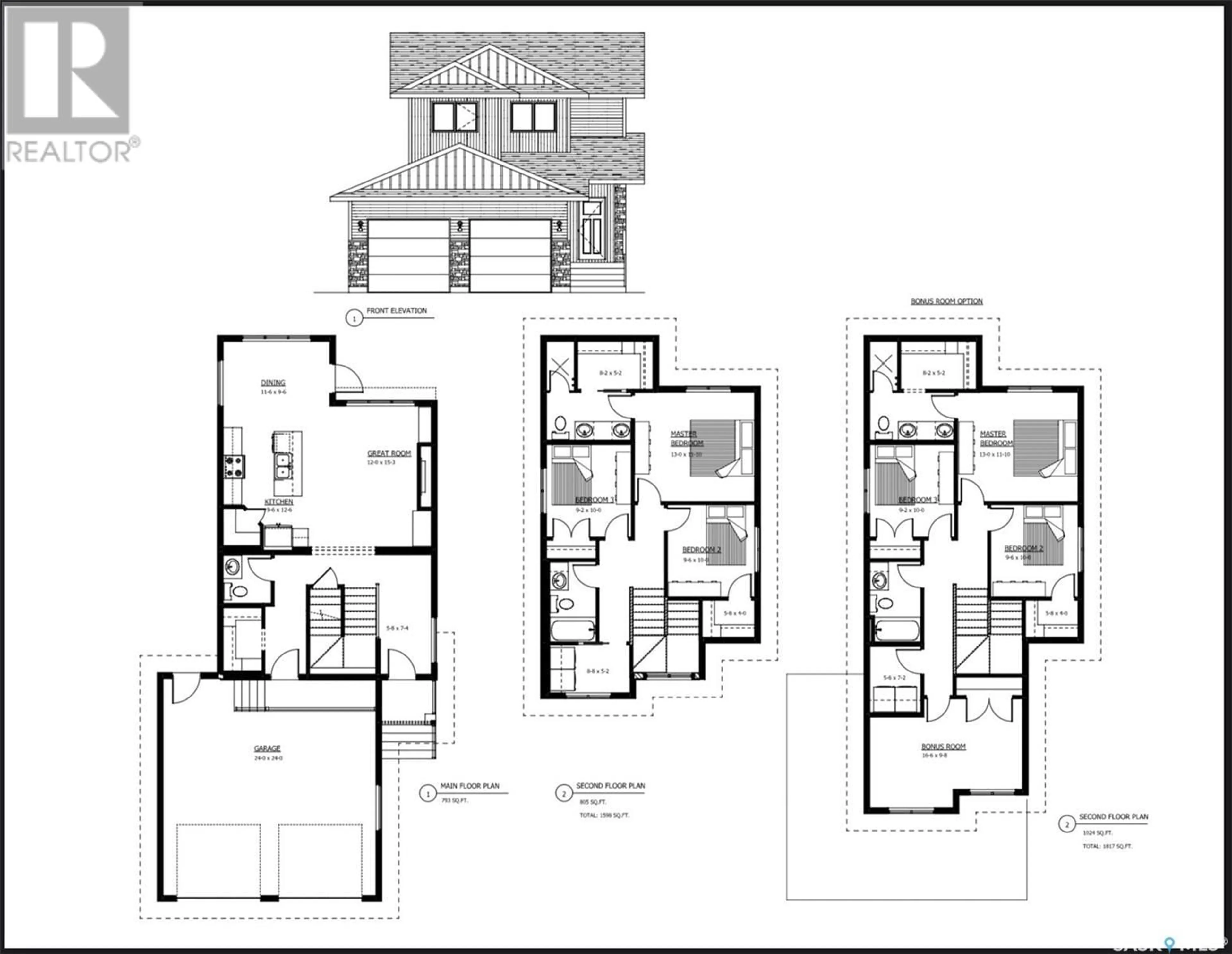 Floor plan for 1340 PARR HILL DRIVE, Martensville Saskatchewan S0K2T1