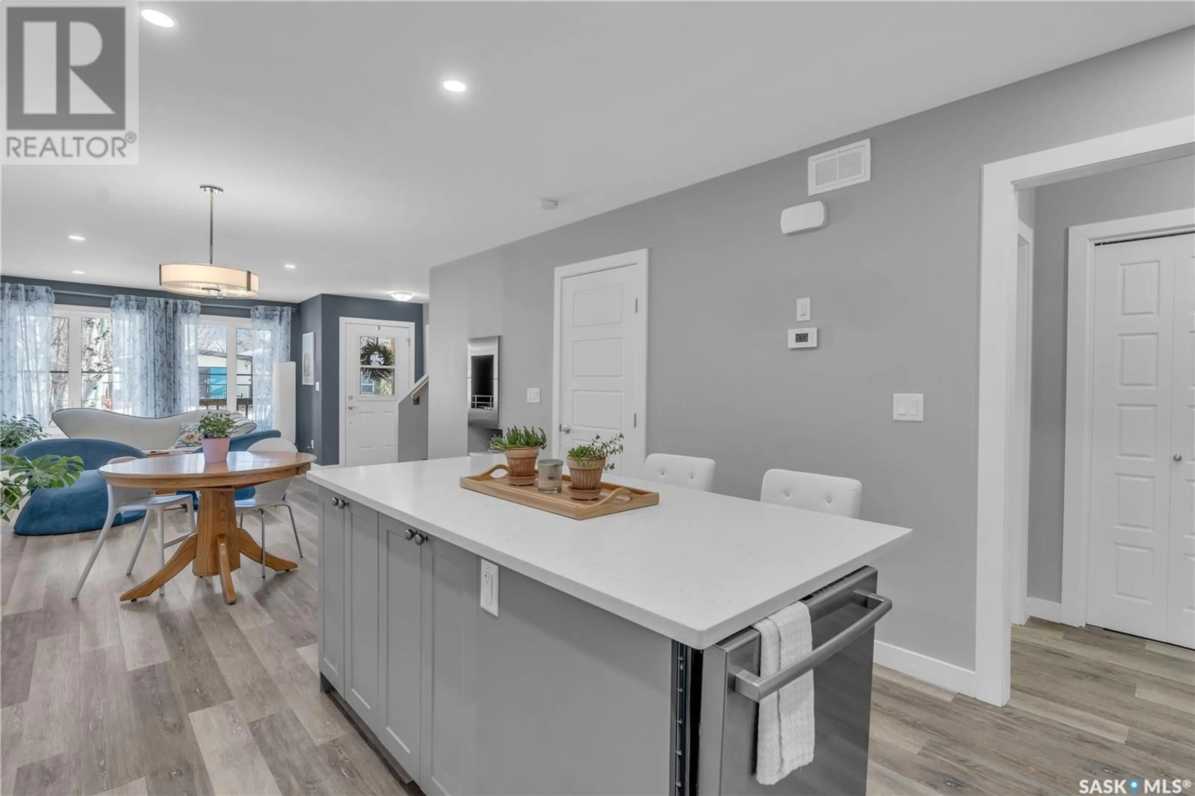Open concept kitchen, ceramic/tile floor for 2410 ATHOL STREET, Regina Saskatchewan S4T3G5