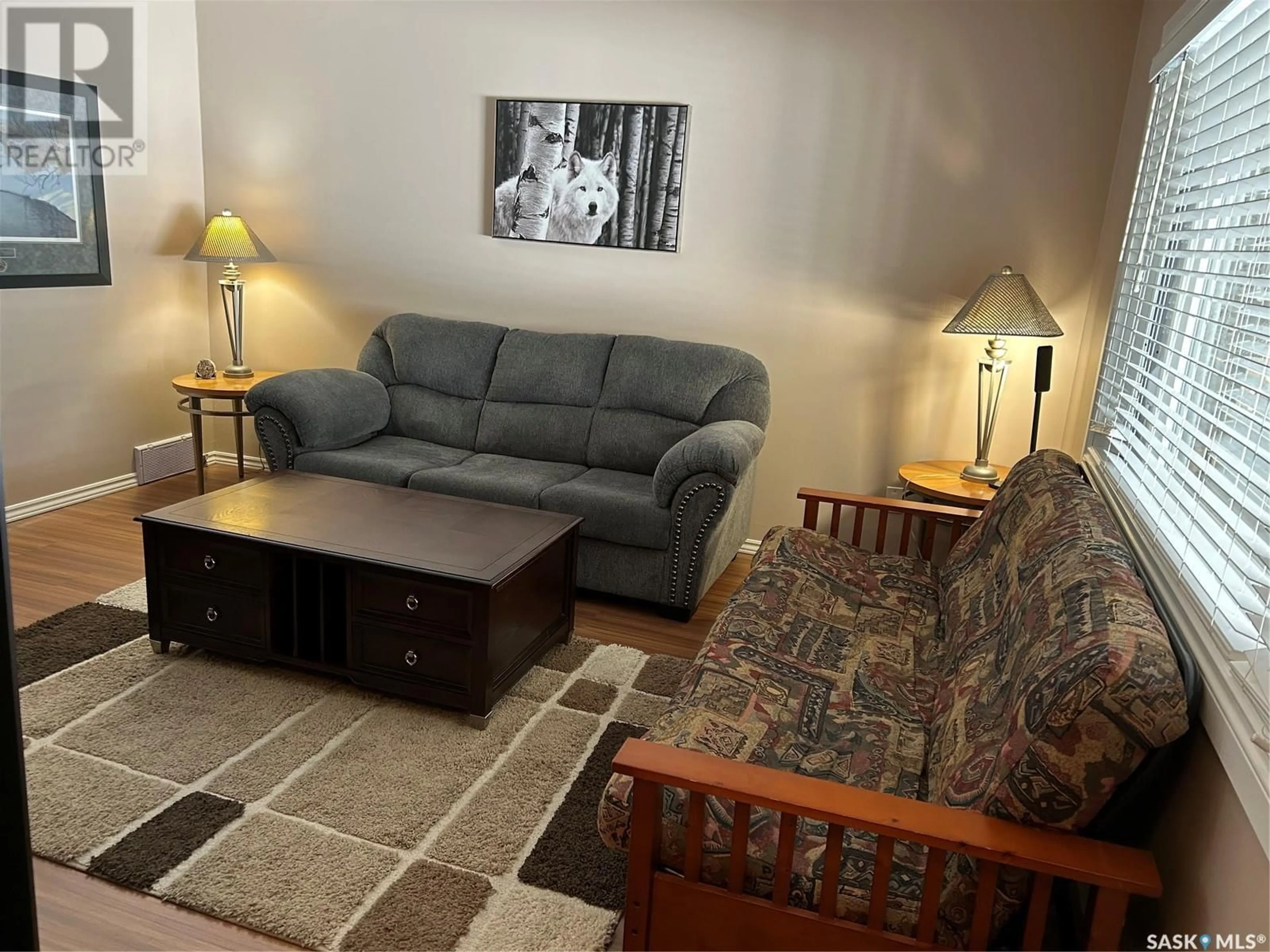 Living room with furniture, unknown for 6938 BLAKENEY DRIVE, Regina Saskatchewan S4X2N5