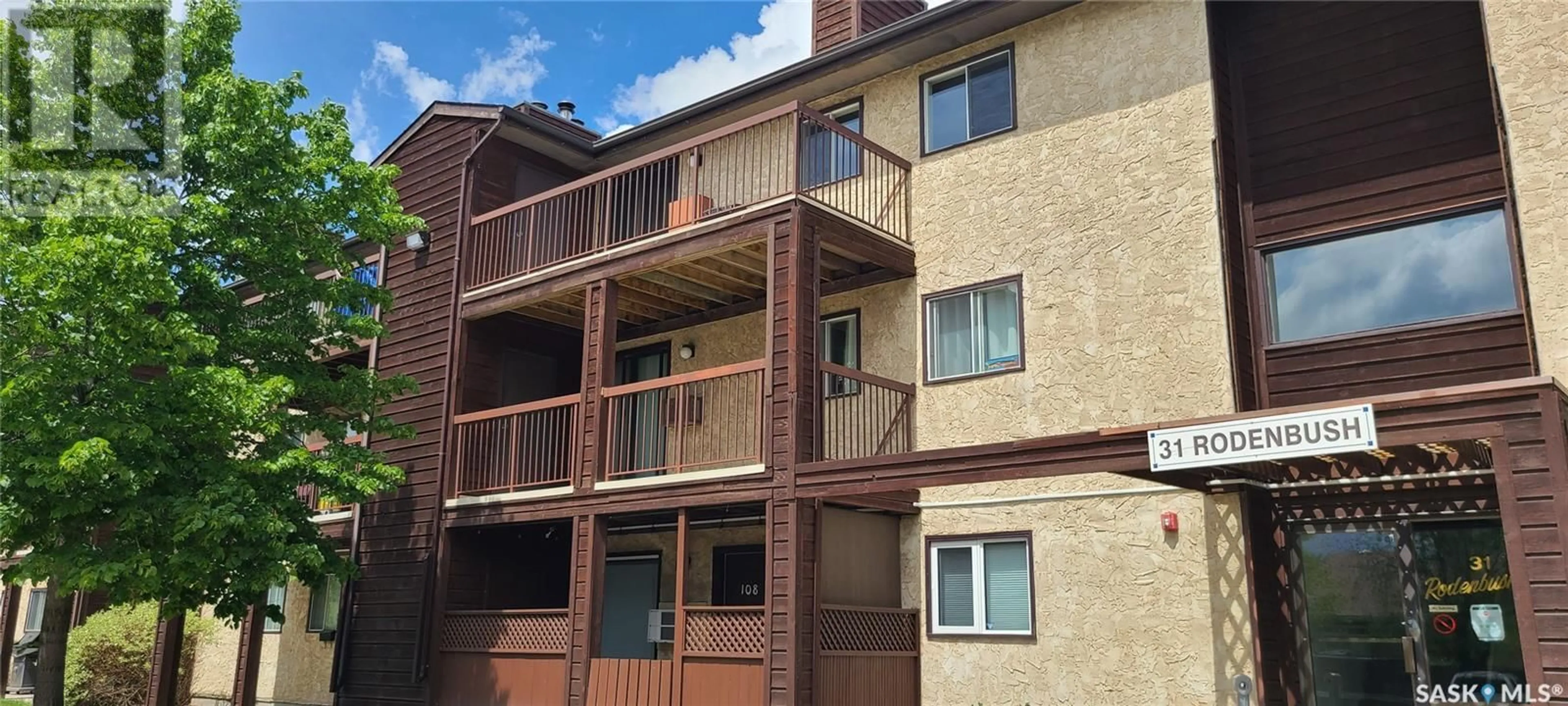 Balcony in the apartment, building for 31 - 206 RODENBUSH DRIVE, Regina Saskatchewan S4R8C4