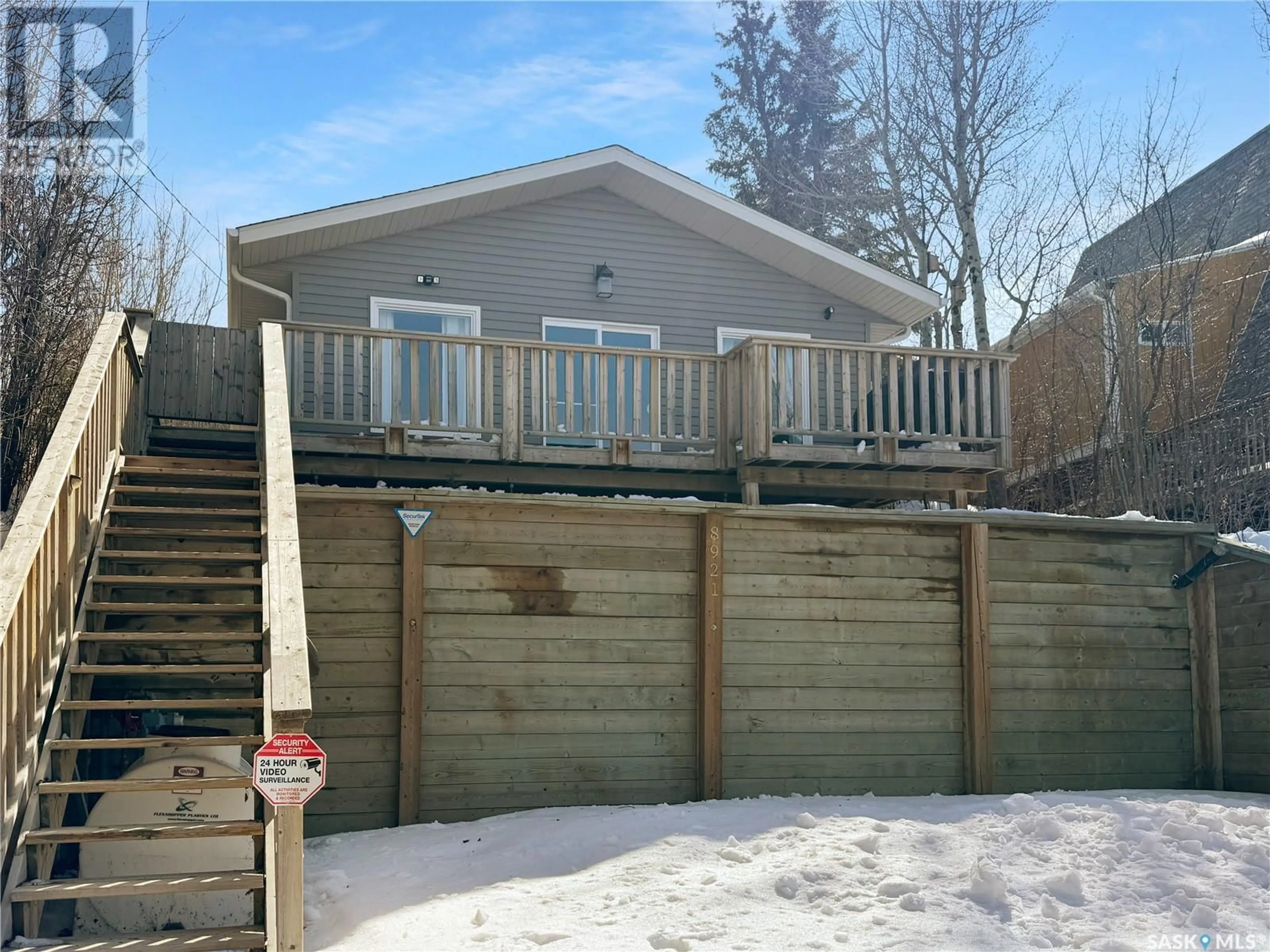 A pic from outside/outdoor area/front of a property/back of a property/a pic from drone, street for 8921 HUNTS COVE CRESCENT, Cochin Saskatchewan S0M0L0