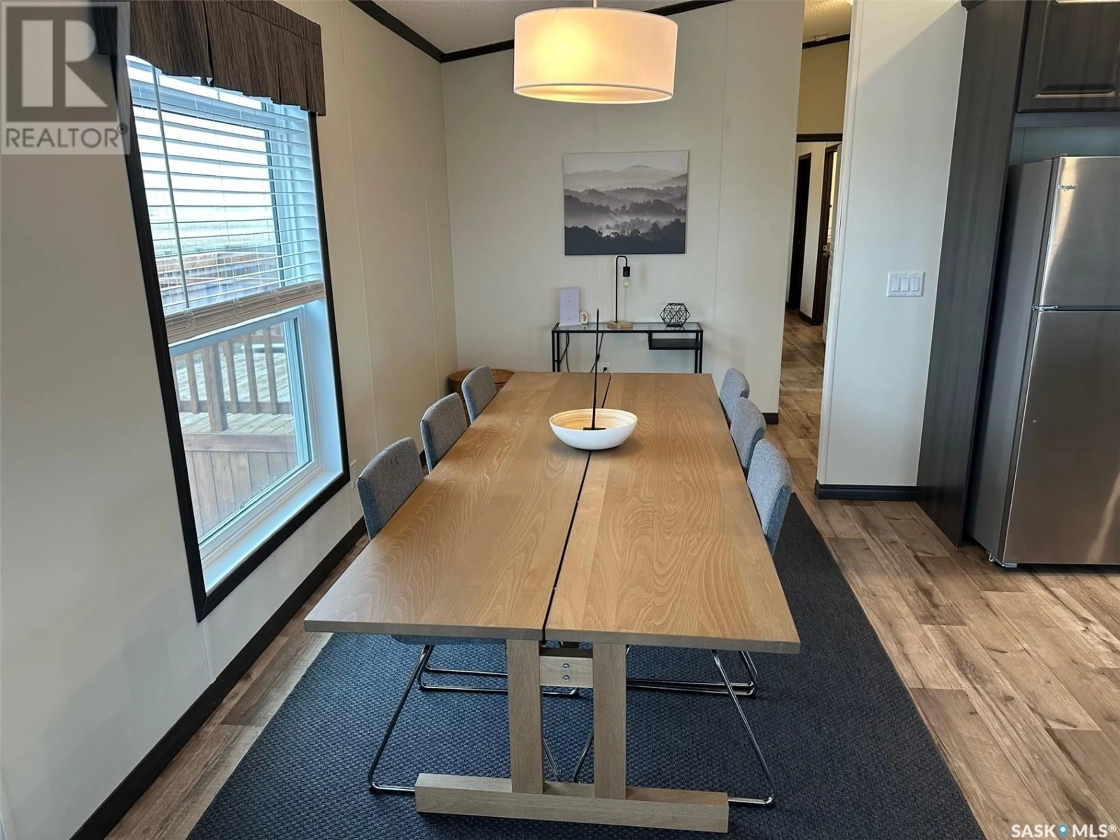 Dining room, wood/laminate floor for 9 LAKESHORE DRIVE, Gravelbourg Rm No. 104 Saskatchewan S0H1X0