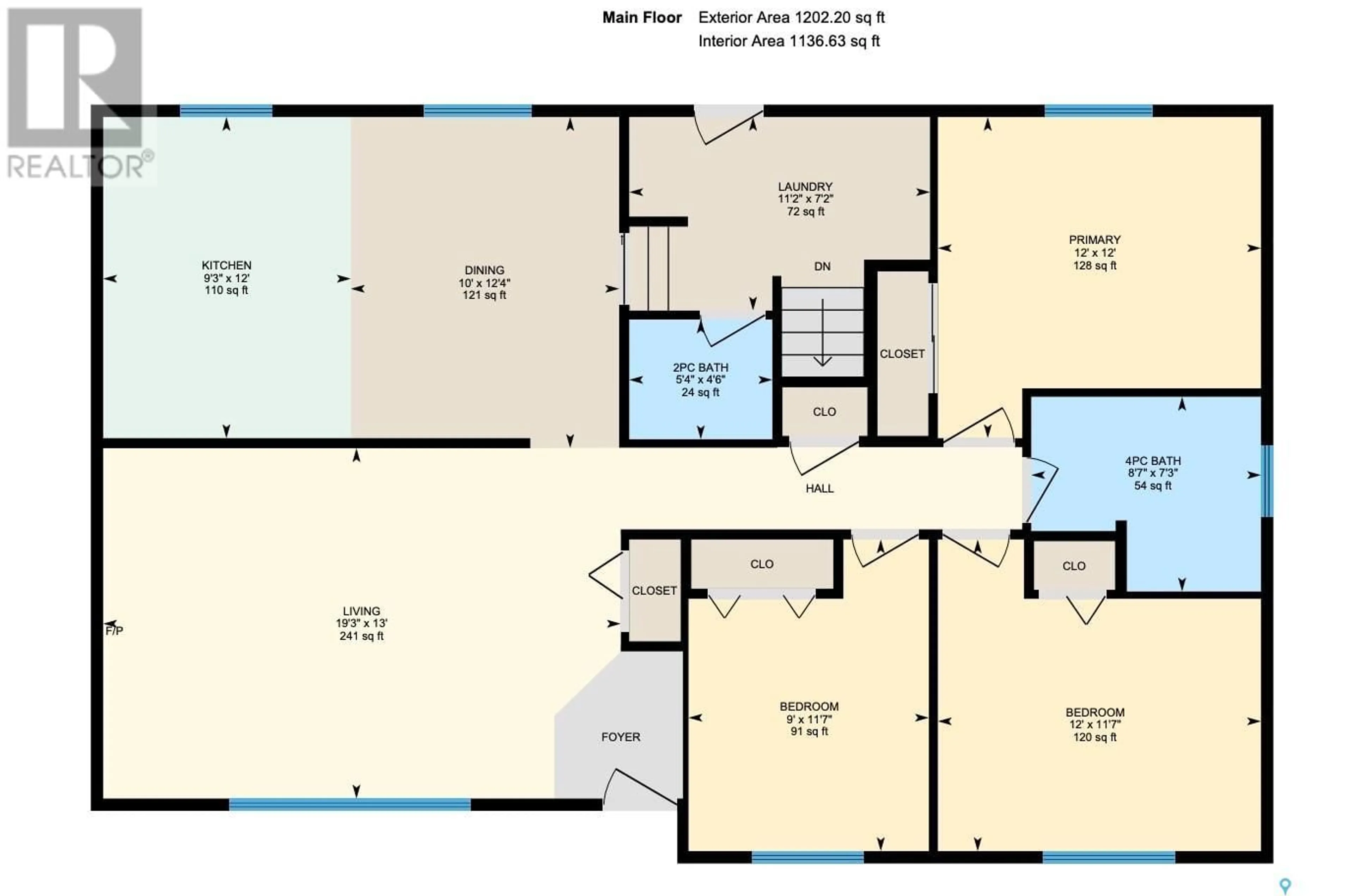 Floor plan for 12 LANG STREET, Waldeck Saskatchewan S0H4J0
