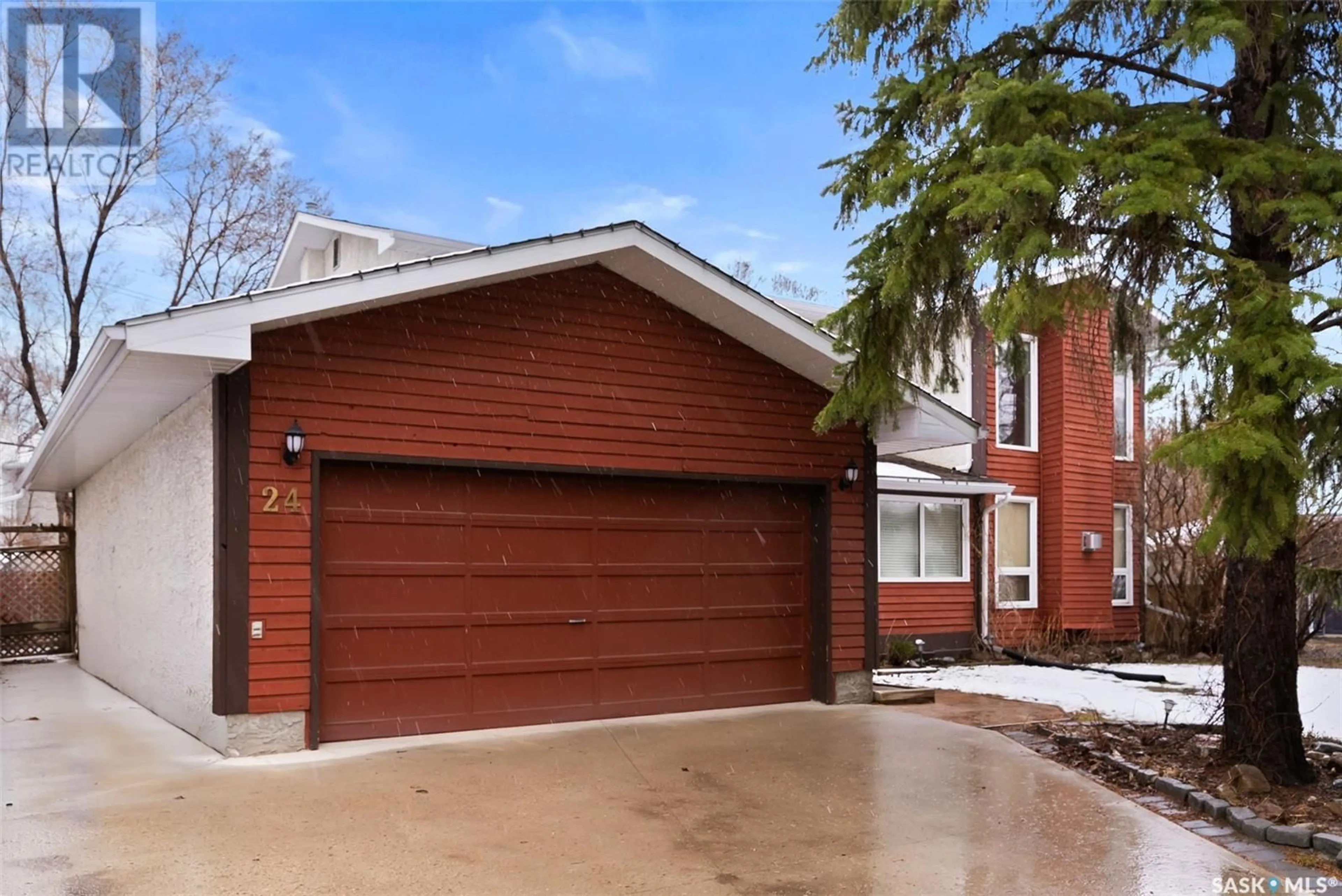 Home with brick exterior material, street for 24 FOX GLOVE CRESCENT, Regina Saskatchewan S4S4K7