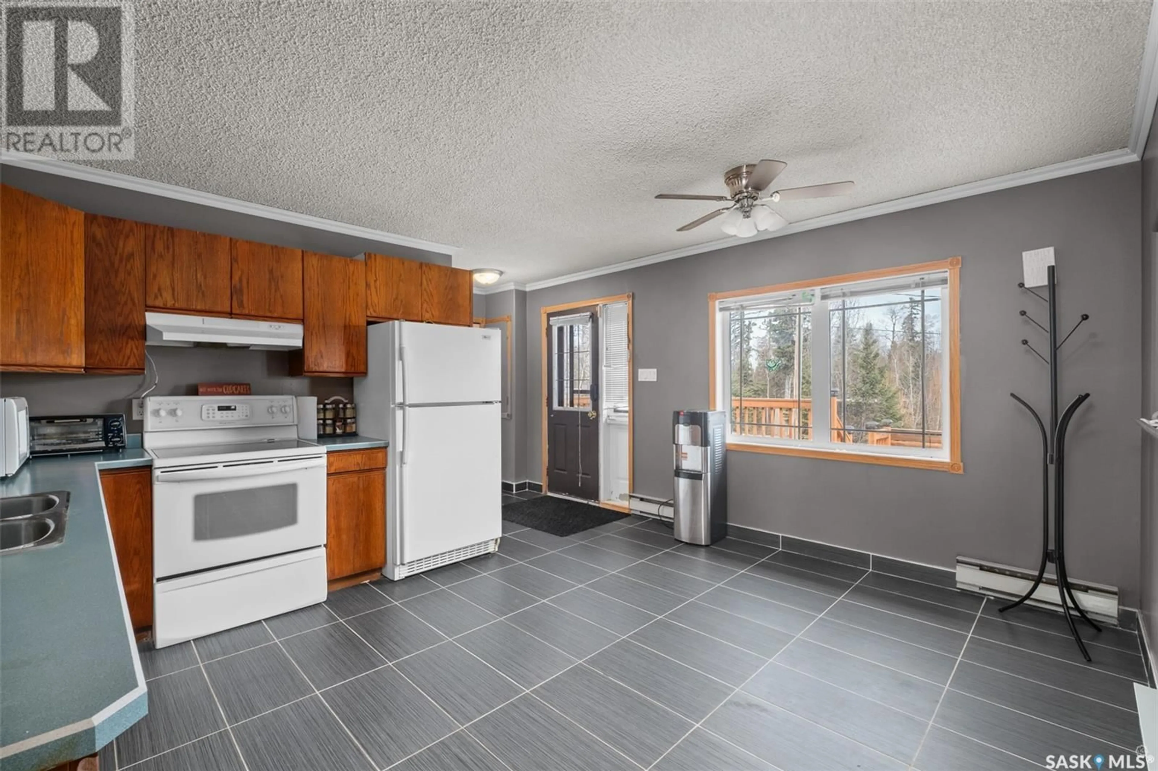 Open concept kitchen, ceramic/tile floor for 277 CARWIN PARK DRIVE, Emma Lake Saskatchewan S0J0N0
