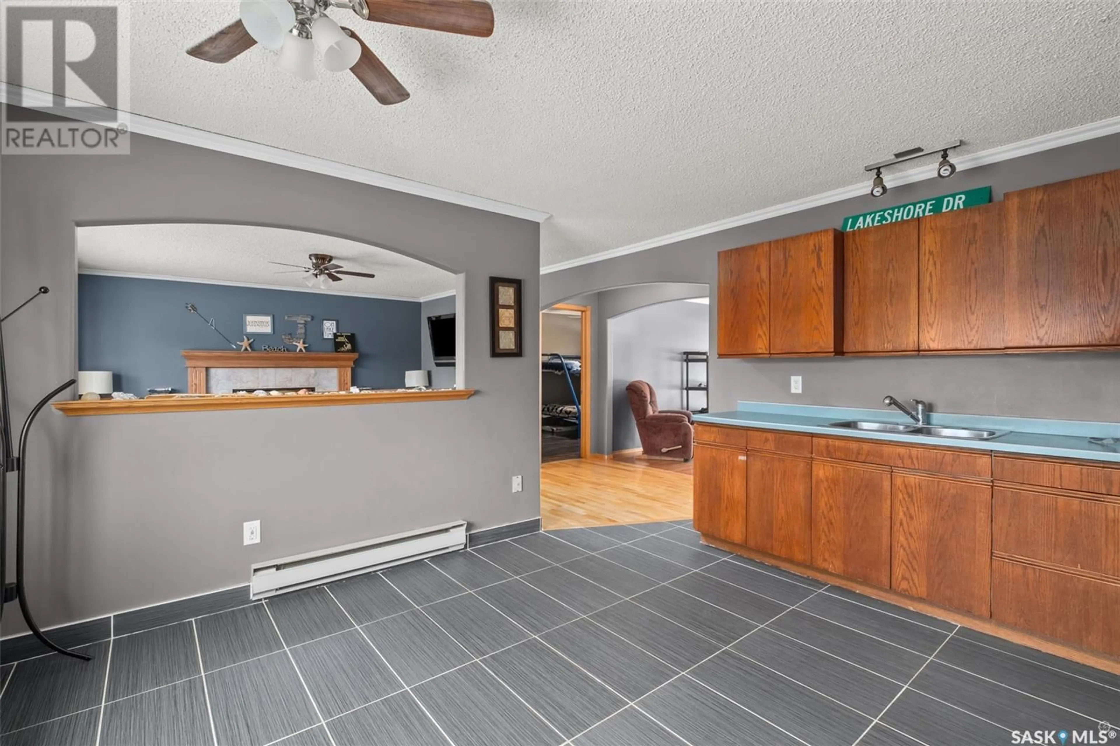 Open concept kitchen, ceramic/tile floor for 277 CARWIN PARK DRIVE, Emma Lake Saskatchewan S0J0N0