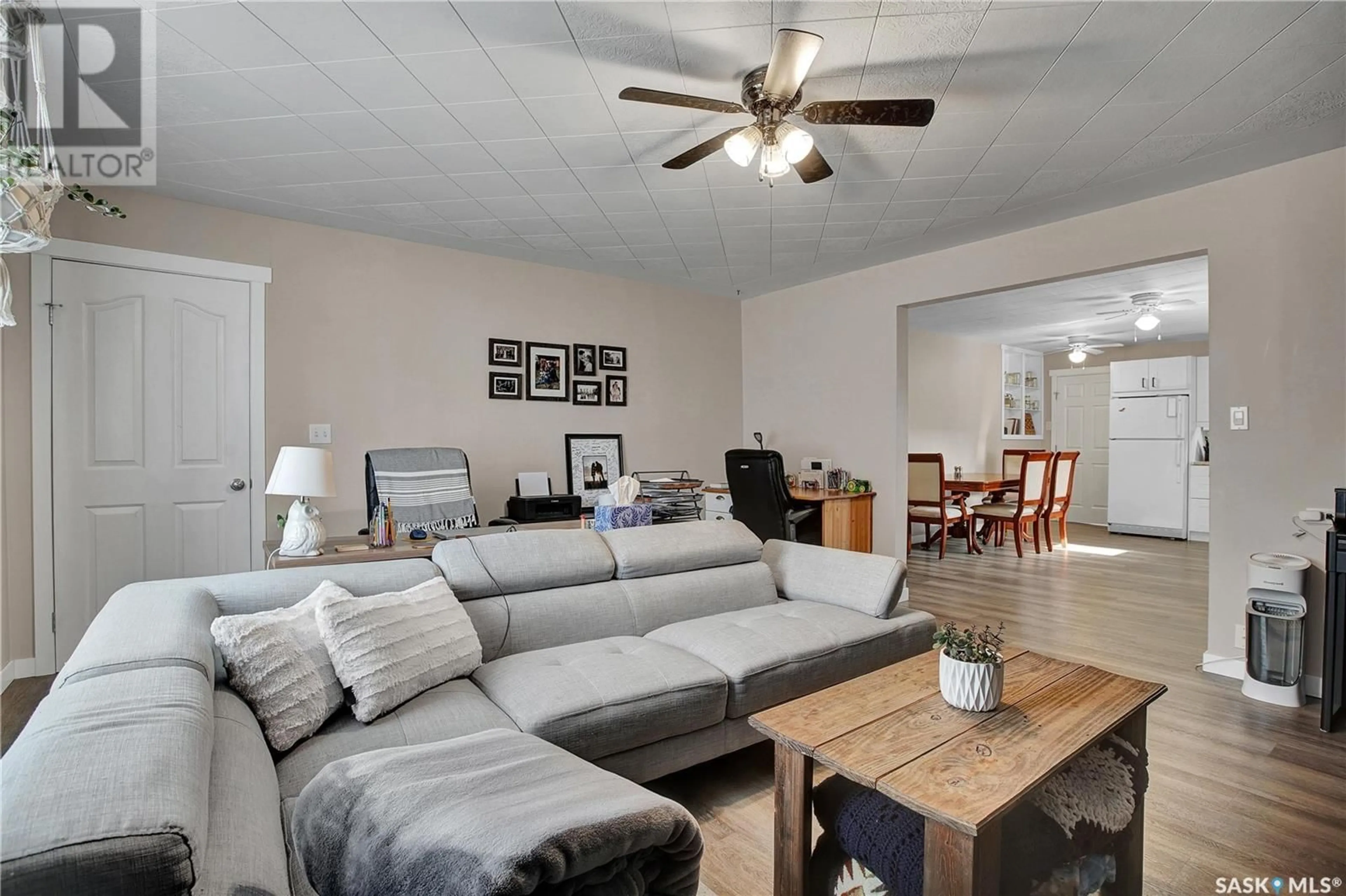 Living room with furniture, unknown for 113 1ST STREET, Hague Saskatchewan S0K1X0