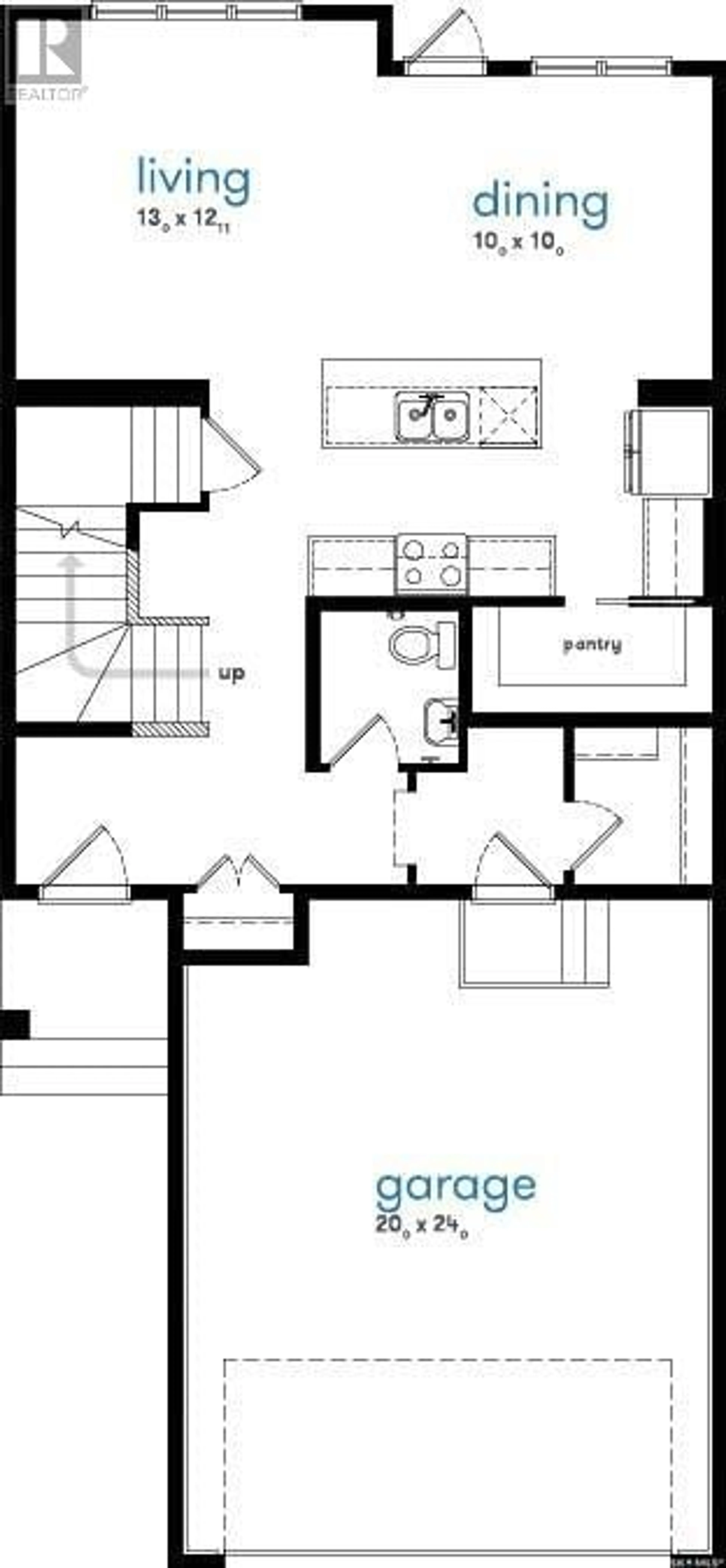 Floor plan for 3241 GREEN TURTLE ROAD, Regina Saskatchewan S4V4B1