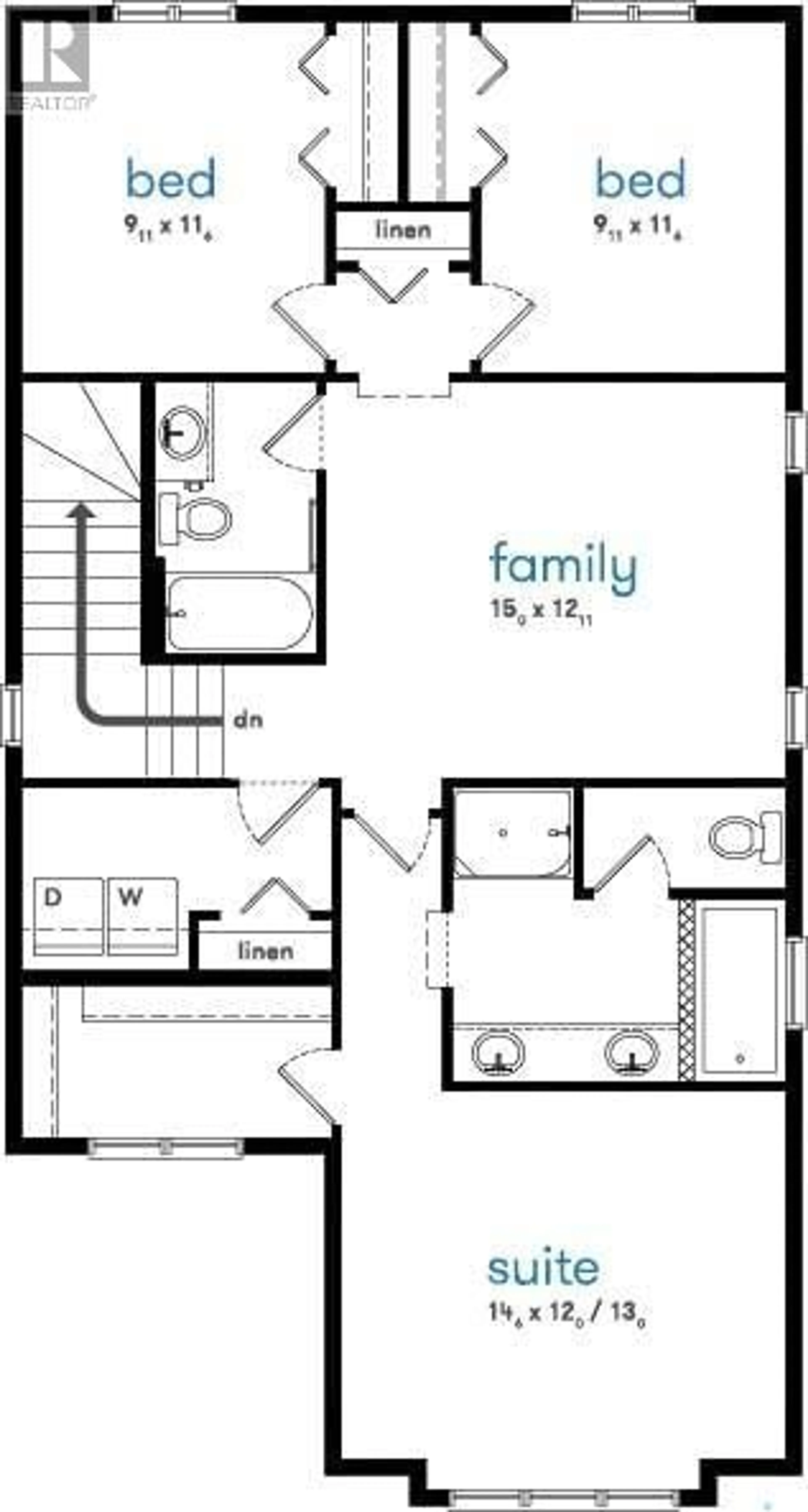 Floor plan for 5421 NICHOLSON AVENUE, Regina Saskatchewan S4V4B3