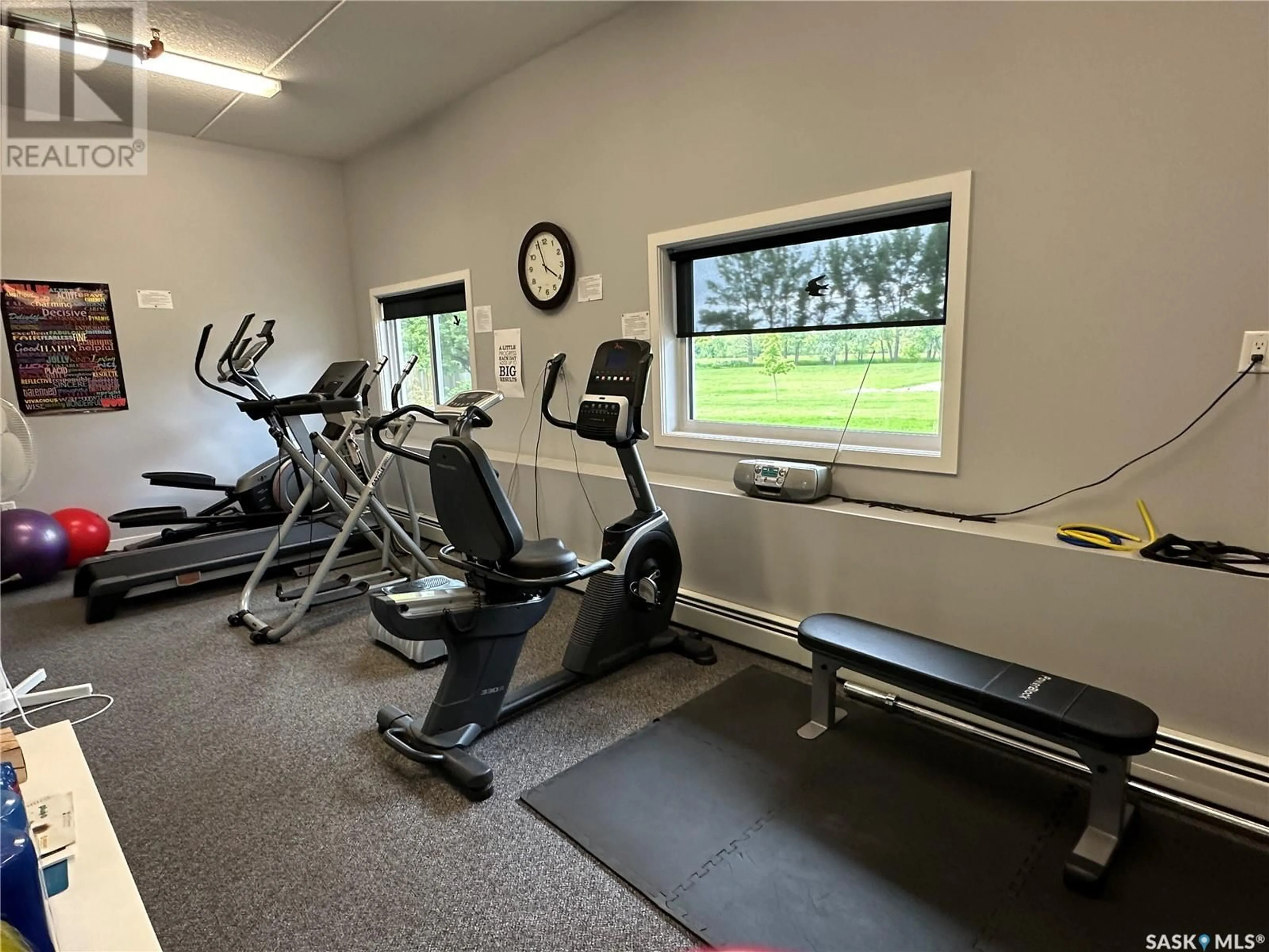 Gym or fitness room for 206 1213 9TH STREET, Humboldt Saskatchewan S0K2A0