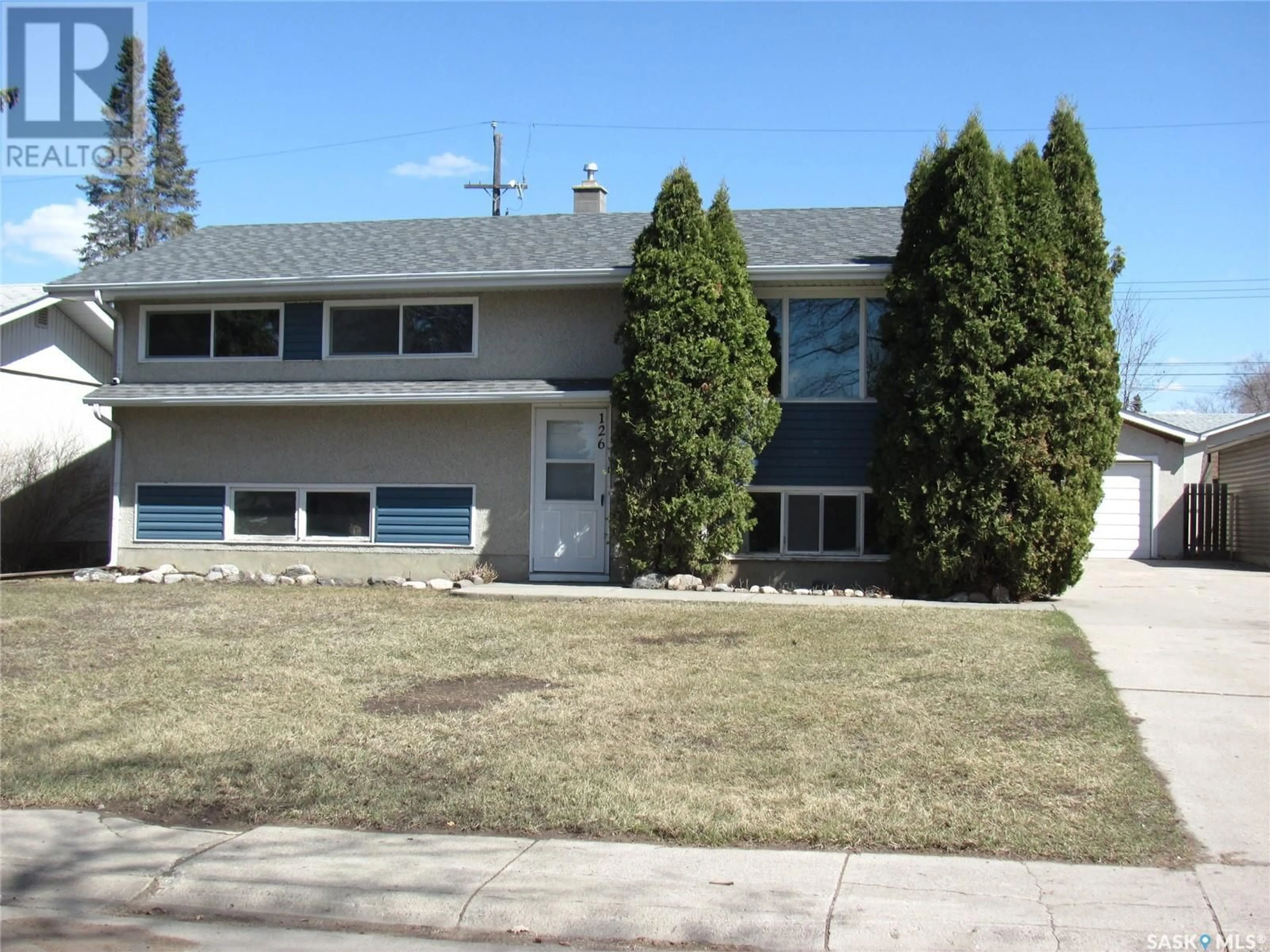 Home with vinyl exterior material, street for 126 O'NEIL CRESCENT, Saskatoon Saskatchewan S7N1W8