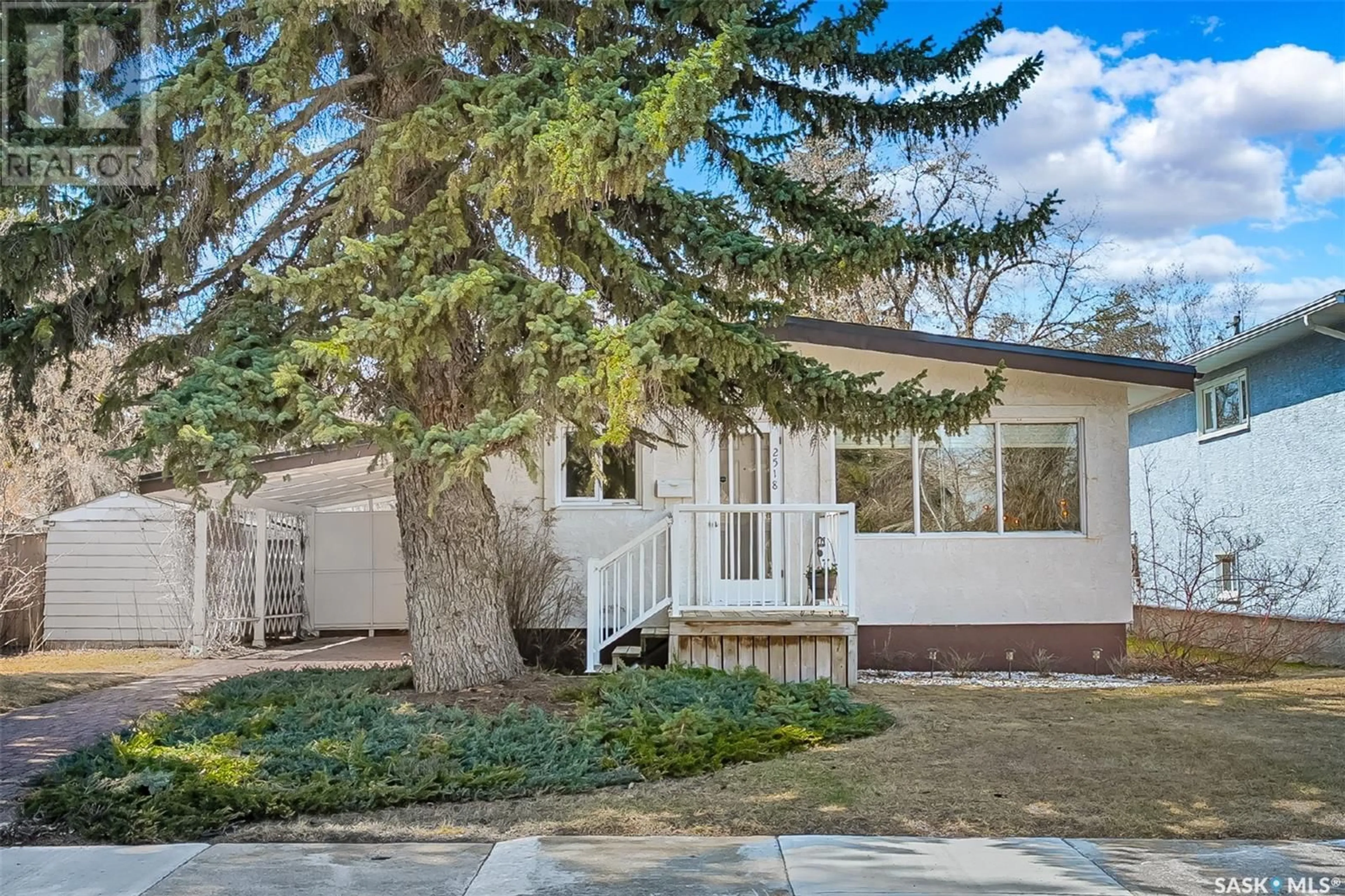 Home with vinyl exterior material, street for 2518 ALBERT AVENUE, Saskatoon Saskatchewan S7J1K8