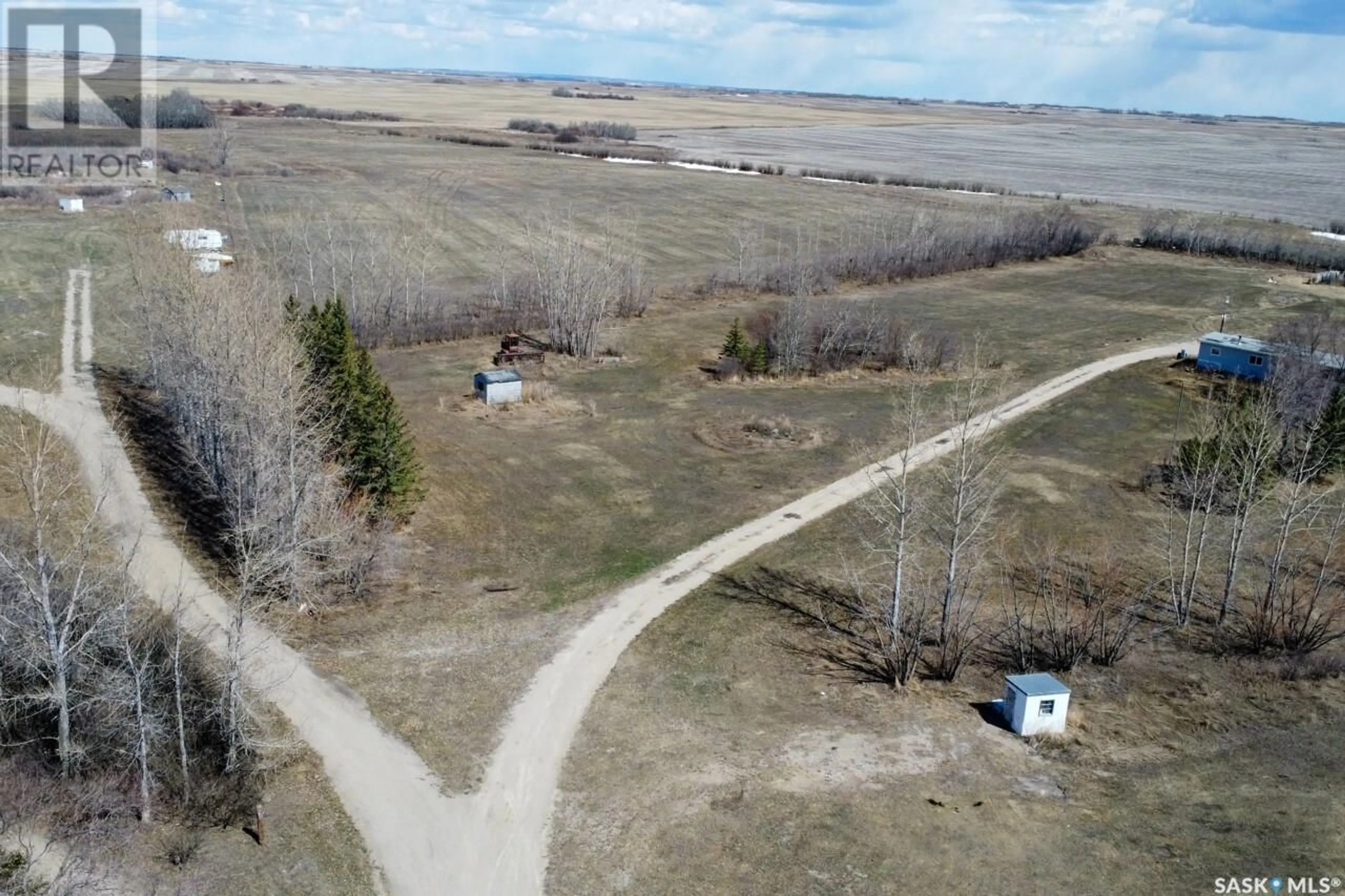 A pic from outside/outdoor area/front of a property/back of a property/a pic from drone, street for WALTERS ACREAGE, Mckillop Rm No. 220 Saskatchewan S0G4V0