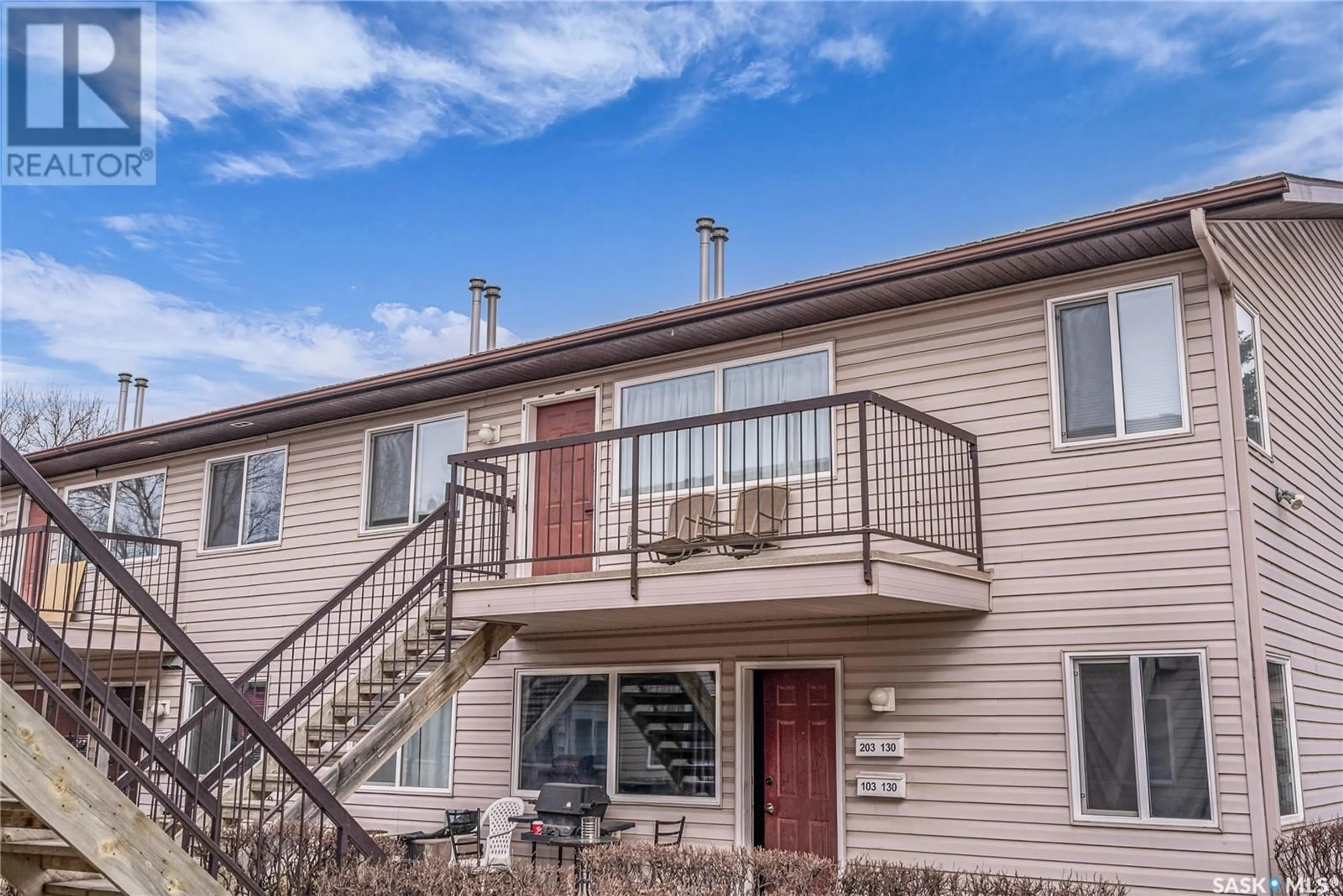 Home with vinyl exterior material, unknown for N - 203 130 C AVENUE, Saskatoon Saskatchewan S7M0R3