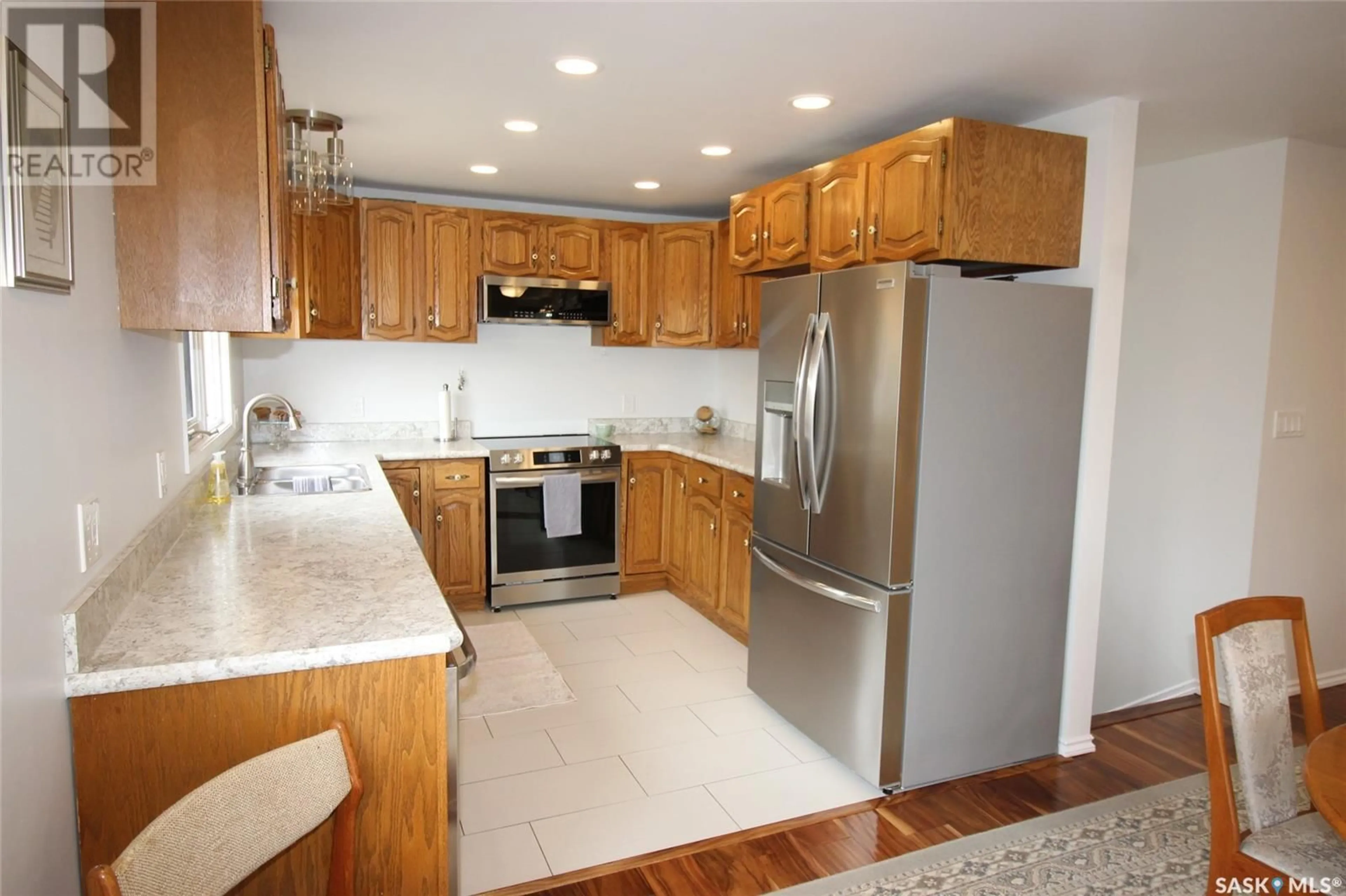 Standard kitchen, ceramic/tile floor for HERSCHMILLER ACRES, Bone Creek Rm No. 108 Saskatchewan S0N2M0