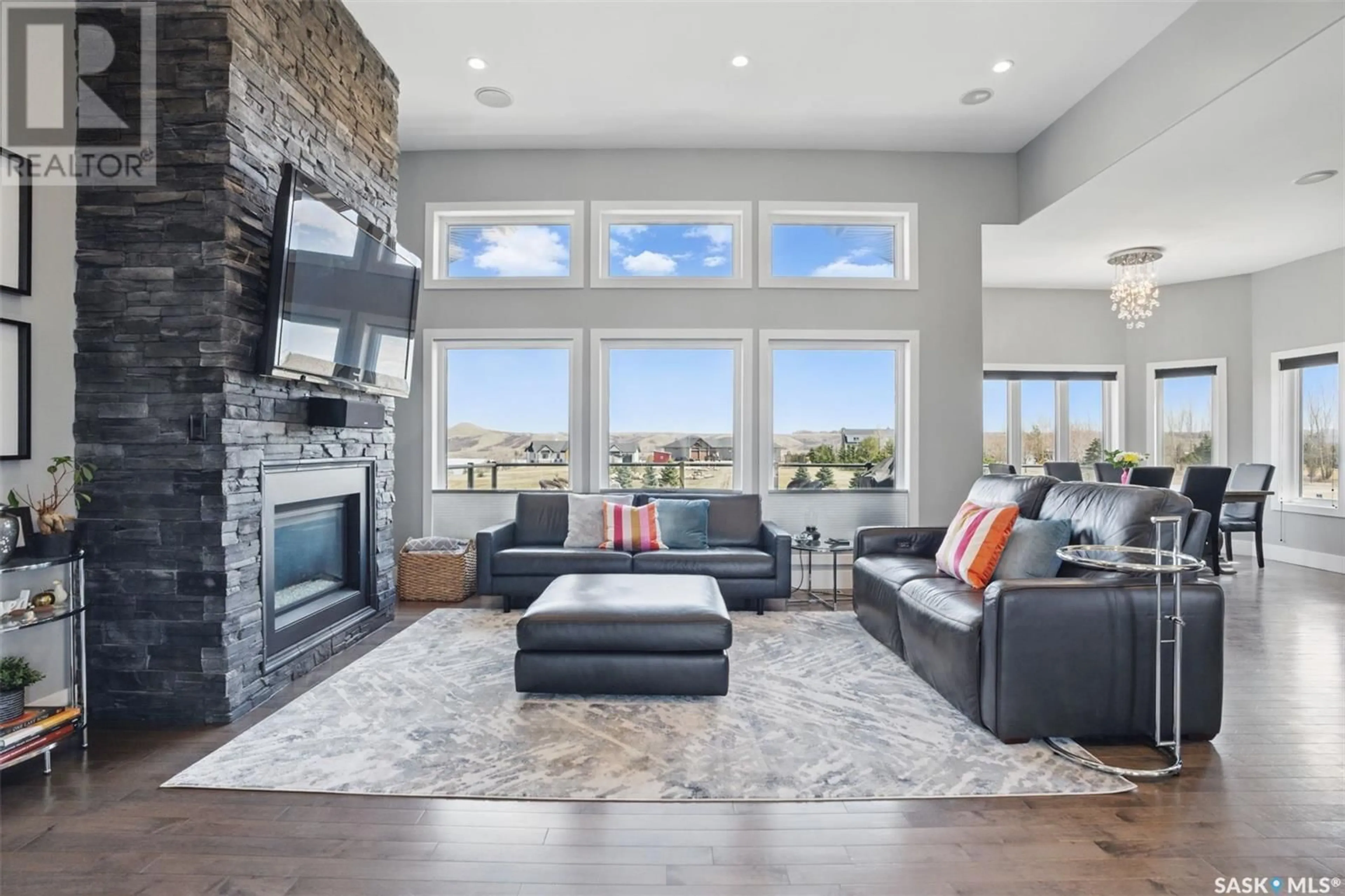 Living room with furniture, unknown for 24 SUNRISE DRIVE, Blackstrap Skyview Saskatchewan S7C0A6