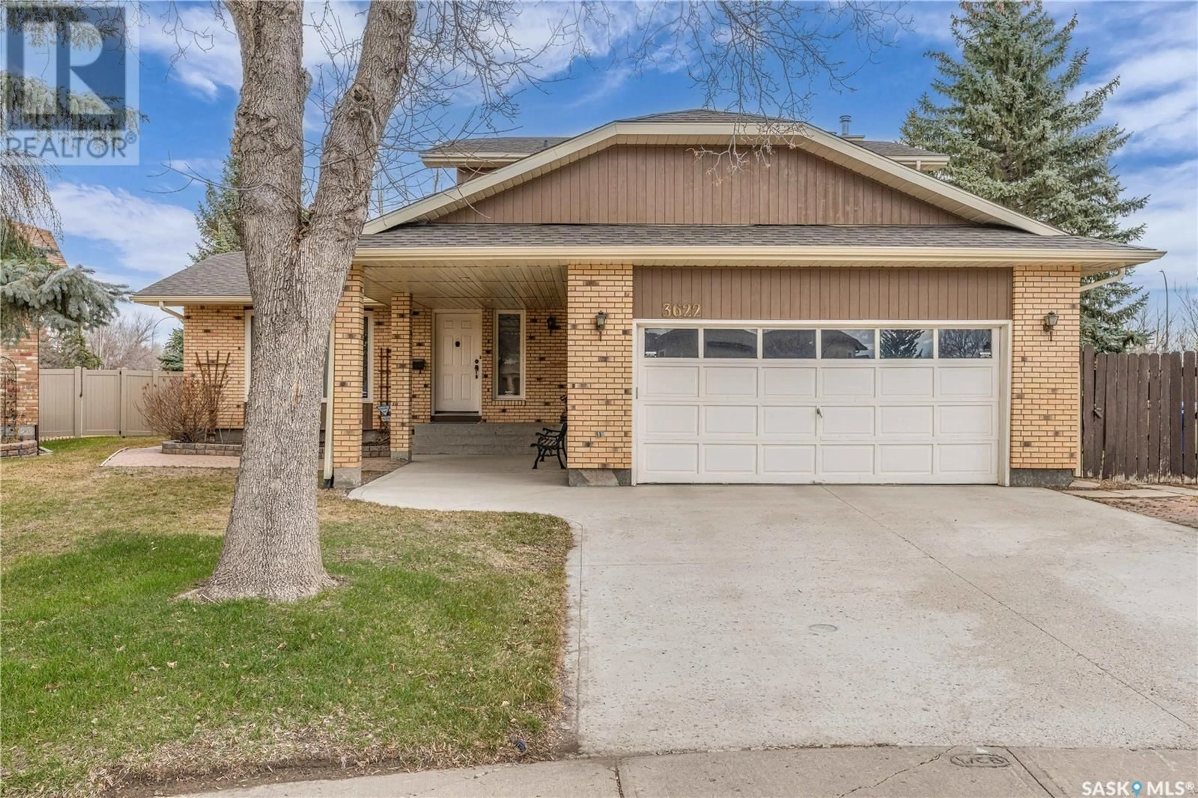 Home with brick exterior material, street for 3622 WETMORE CRESCENT, Regina Saskatchewan S4V2B3