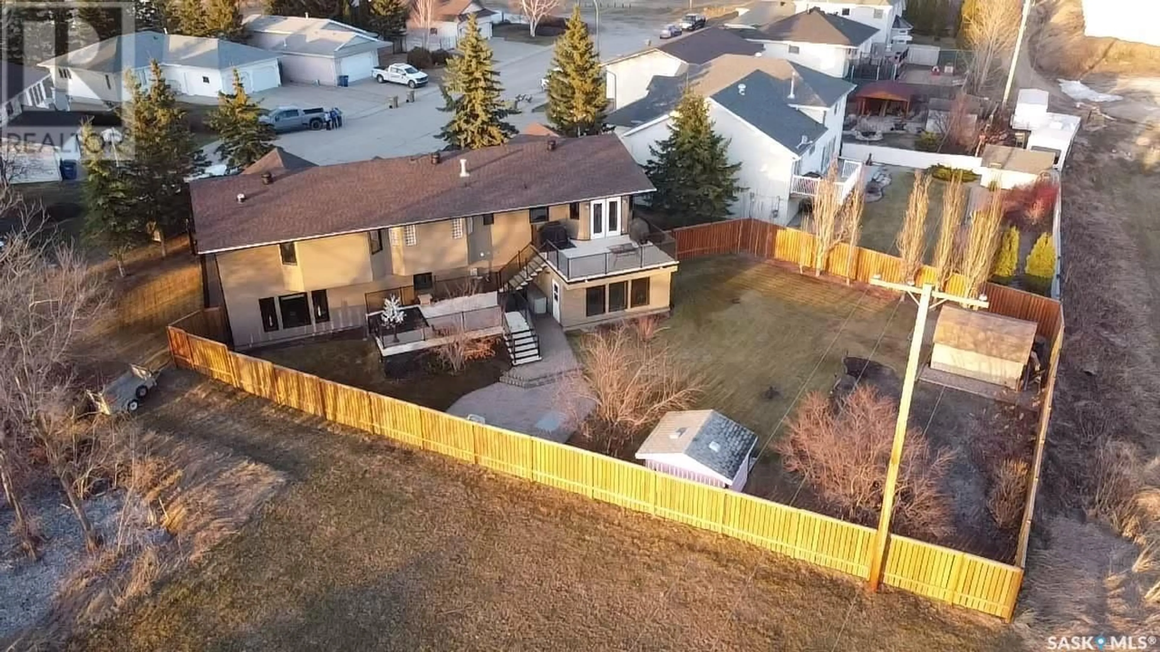 A pic from outside/outdoor area/front of a property/back of a property/a pic from drone, street for 109 PARKVIEW PLACE, Shellbrook Saskatchewan S0J2E0