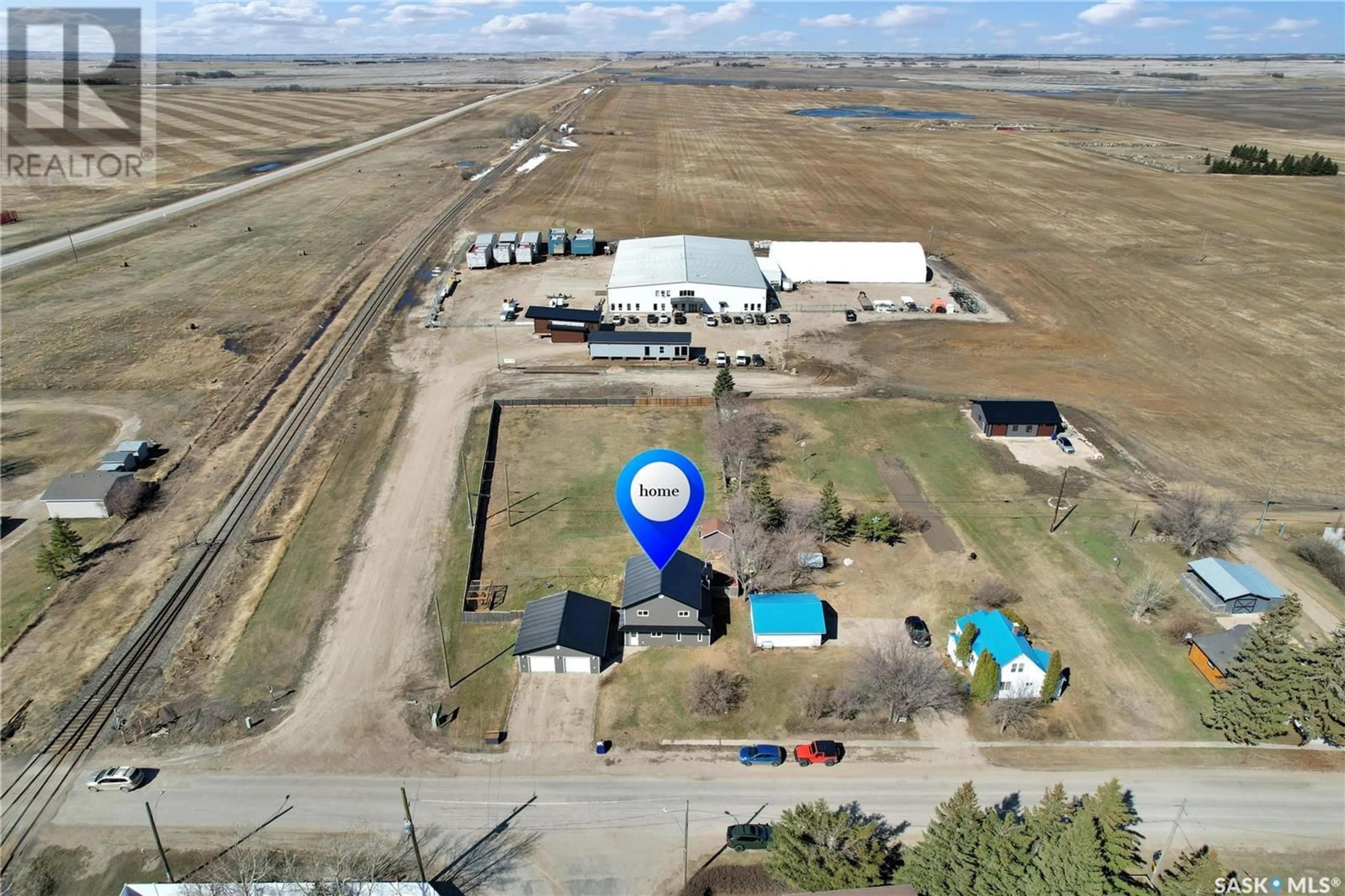 A pic from outside/outdoor area/front of a property/back of a property/a pic from drone, building for 203 LEREW STREET, Vonda Saskatchewan S0K4N0