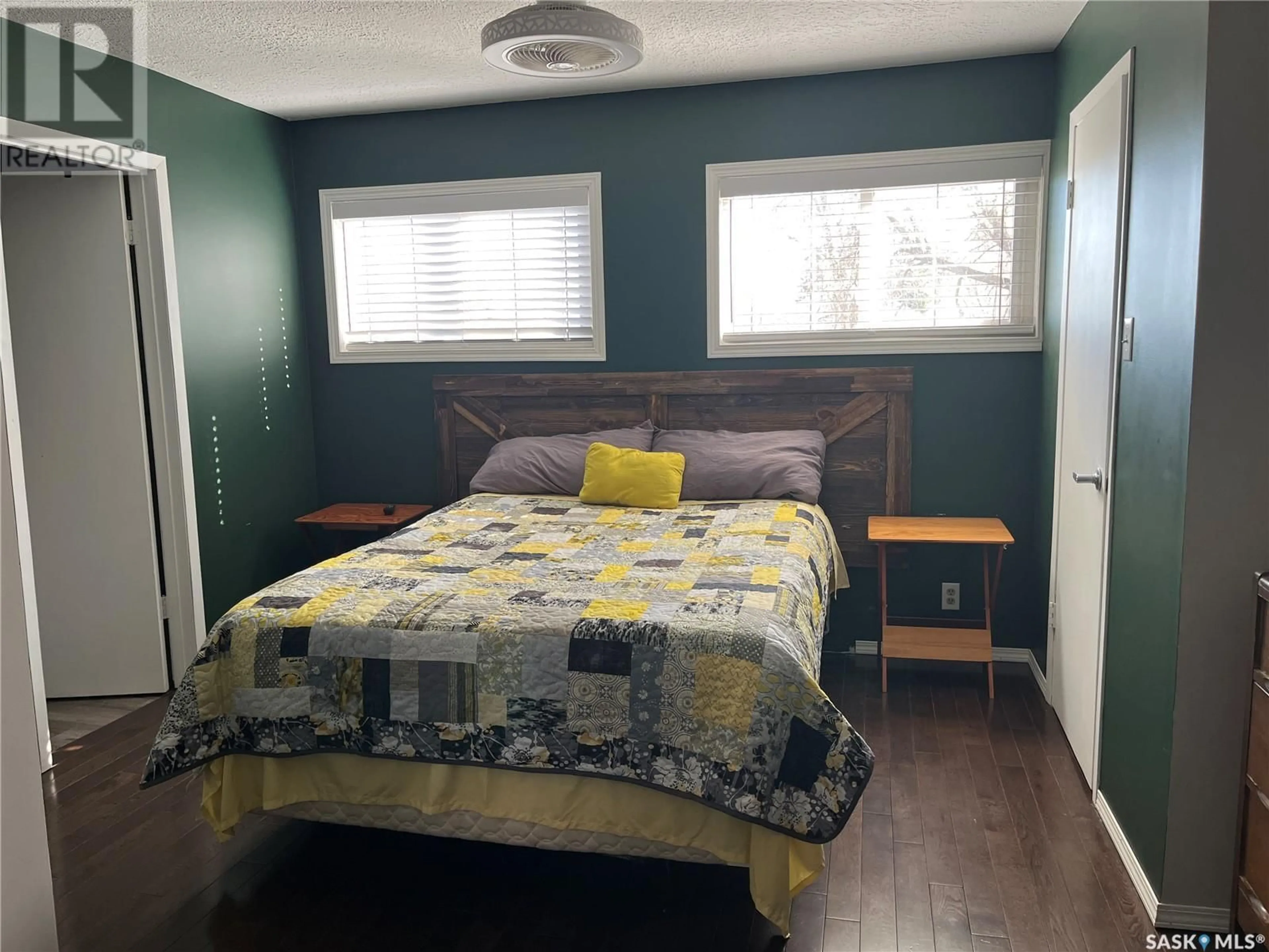 Bedroom with bed, wood/laminate floor for 116 2ND AVENUE, Big River Saskatchewan S0J0E0