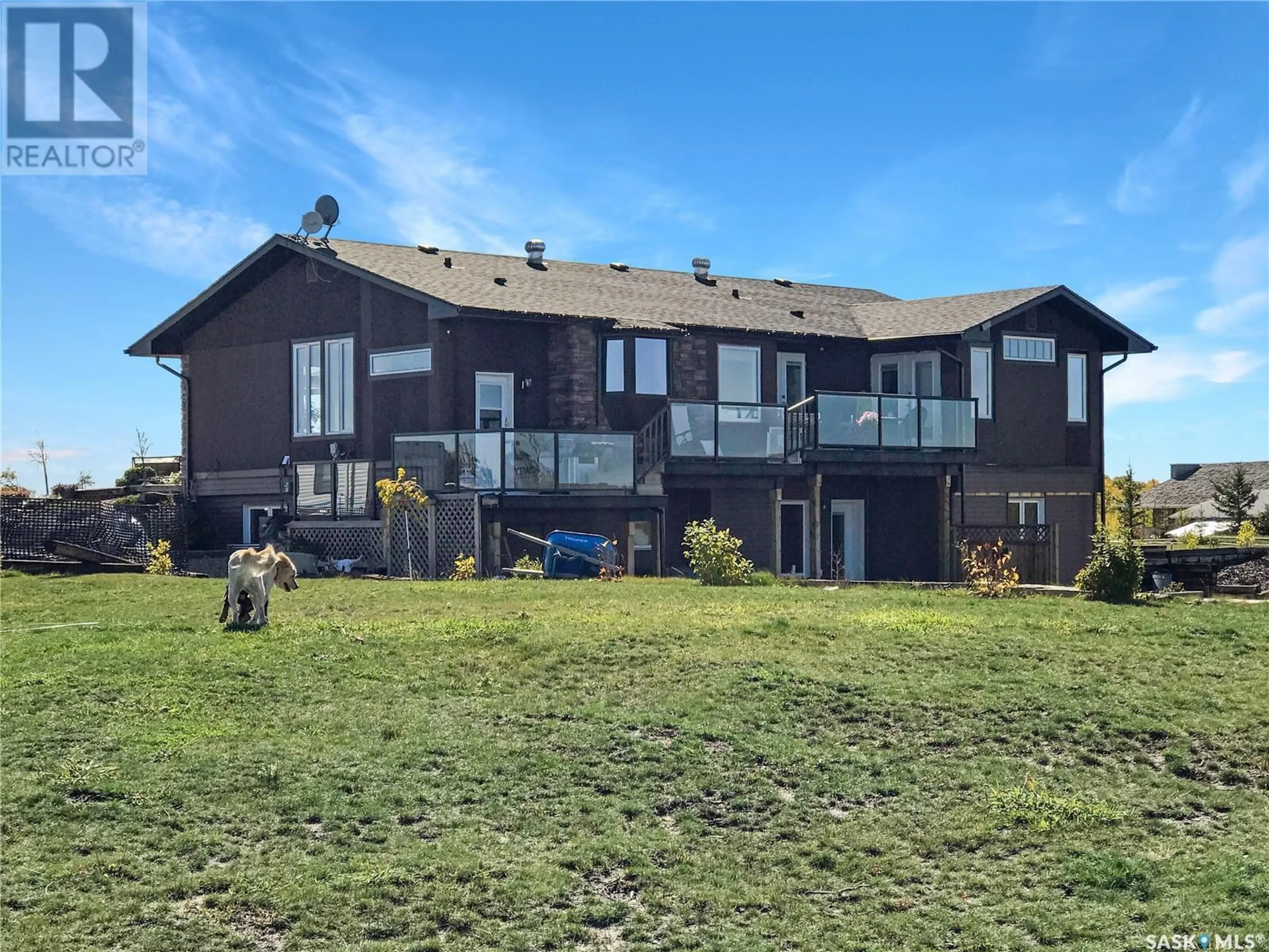 A pic from outside/outdoor area/front of a property/back of a property/a pic from drone, unknown for 5 BATTLE RIDGE ESTATES, Battle River Rm No. 438 Saskatchewan S0M0E0