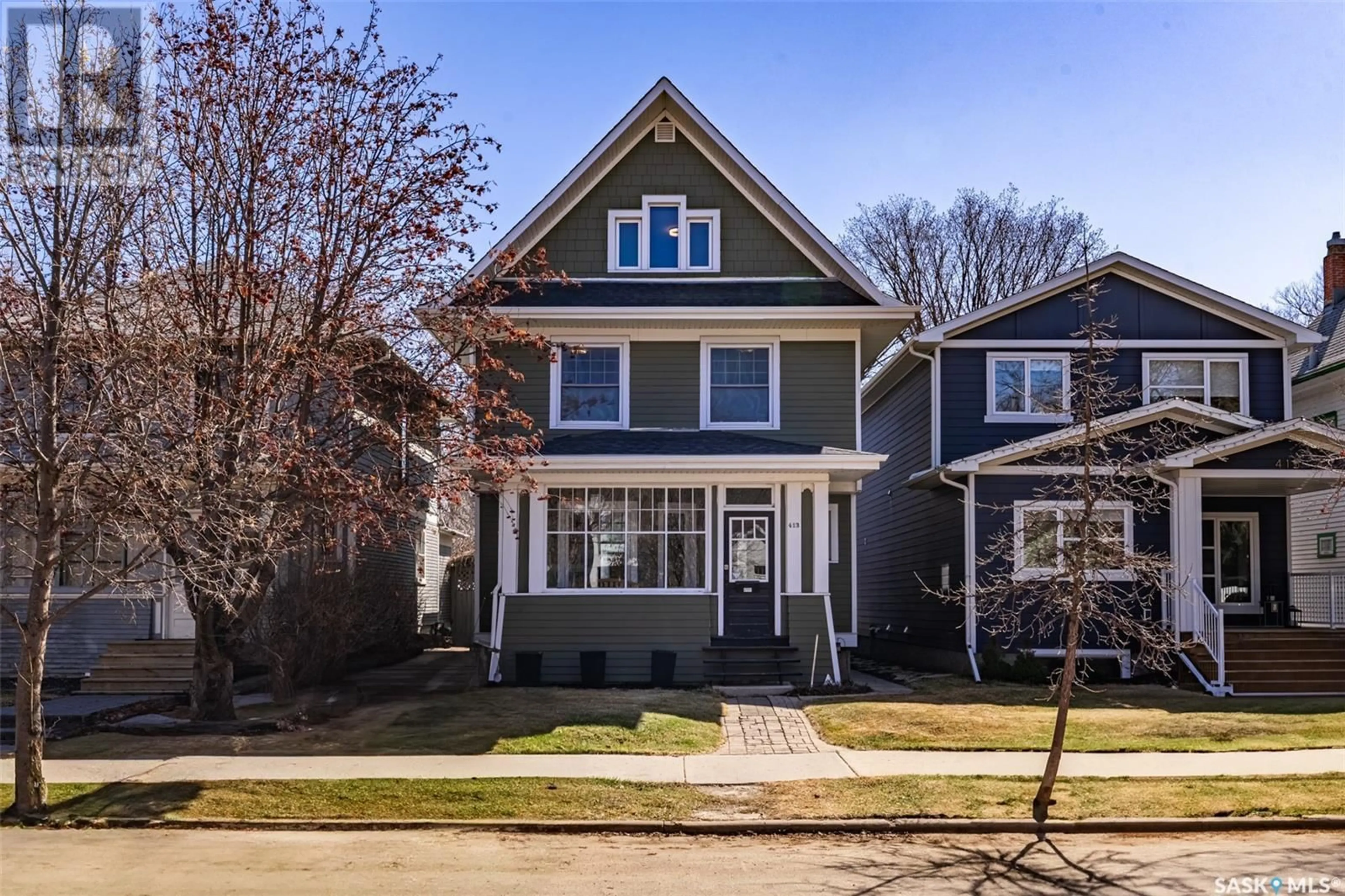Home with brick exterior material, street for 413 LANSDOWNE AVENUE, Saskatoon Saskatchewan S7N1C8