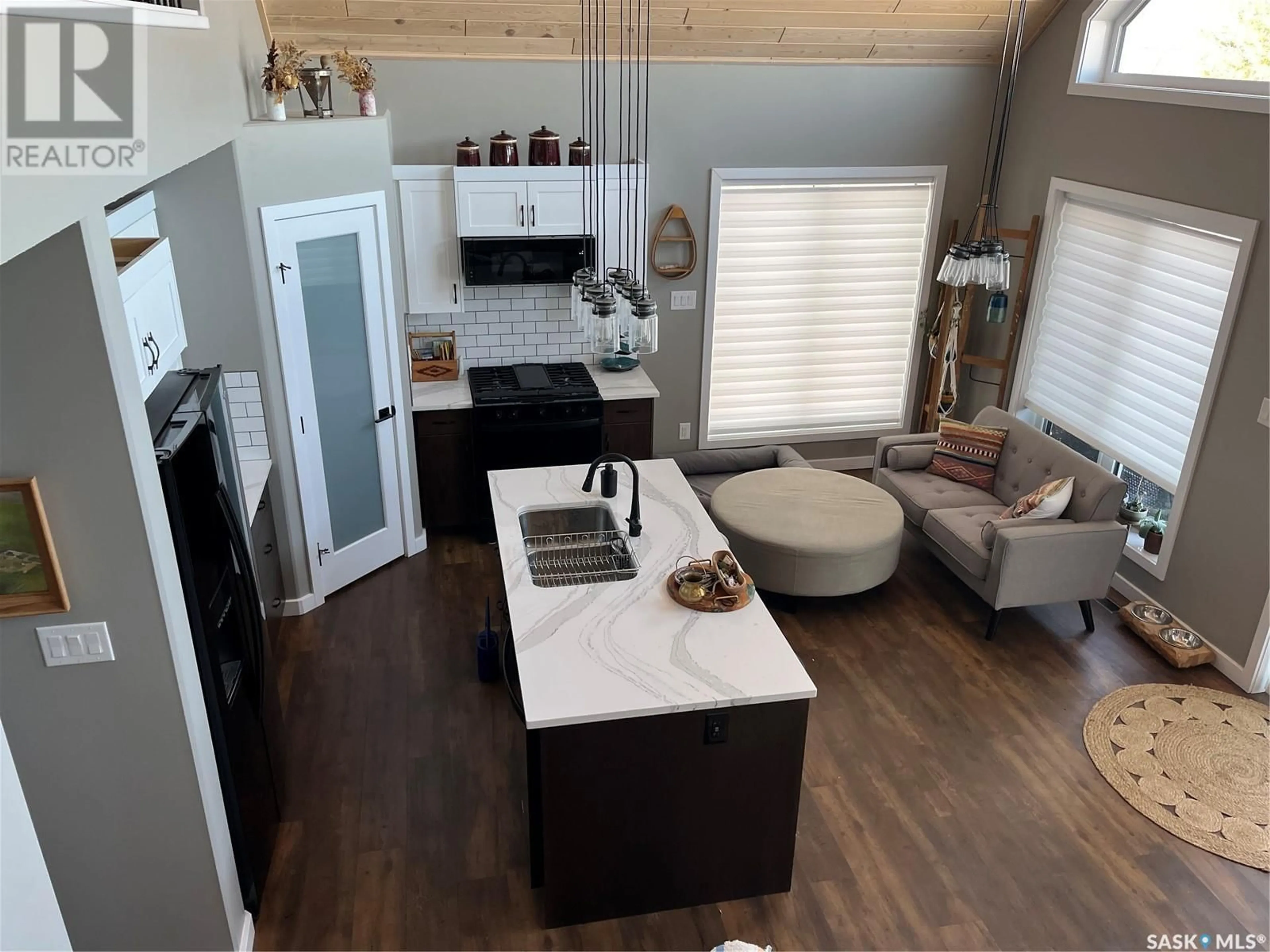 Open concept kitchen, unknown for 203 LAKESHORE DRIVE, Leslie Beach Saskatchewan S0A1A0