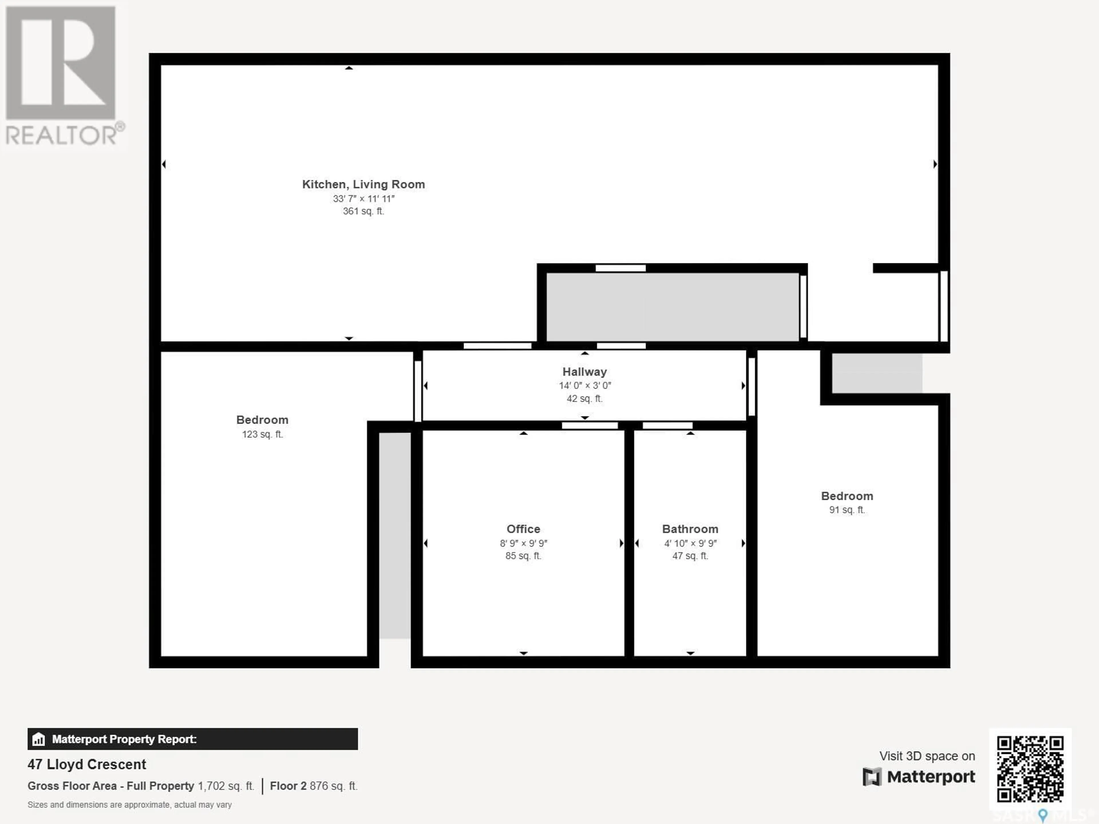 Floor plan for 47 LLOYD CRESCENT, Regina Saskatchewan S4R6B8
