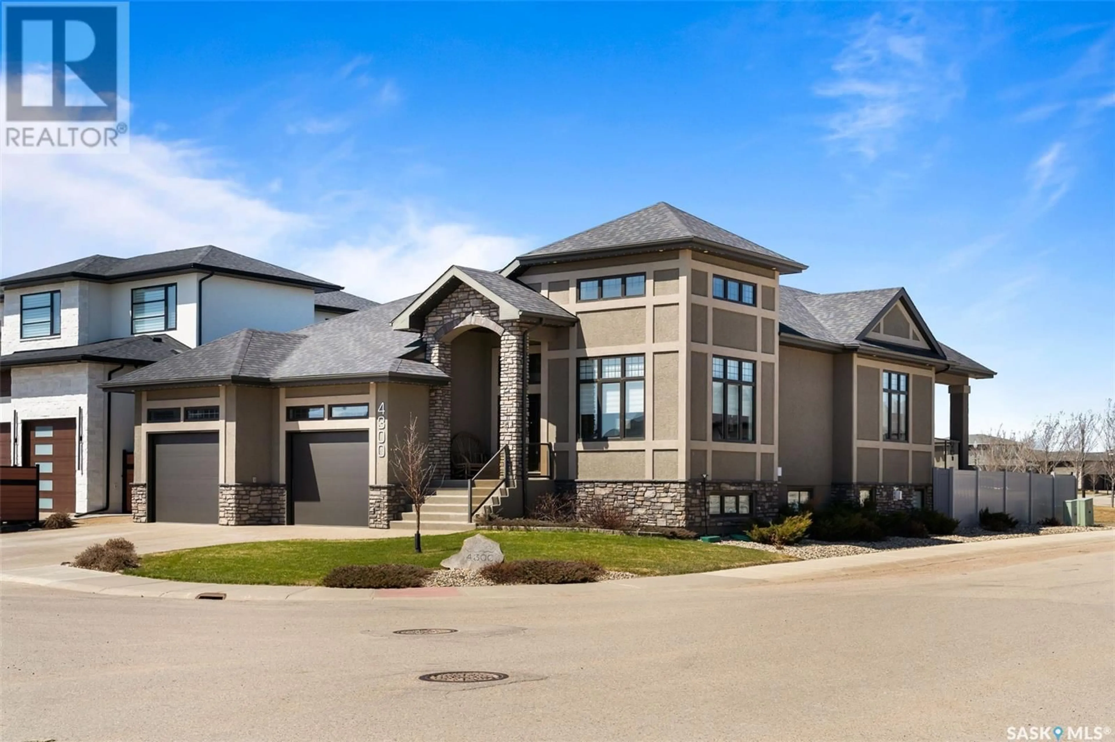 Home with brick exterior material, street for 4300 BULRUSH WAY, Regina Saskatchewan S4V3L4
