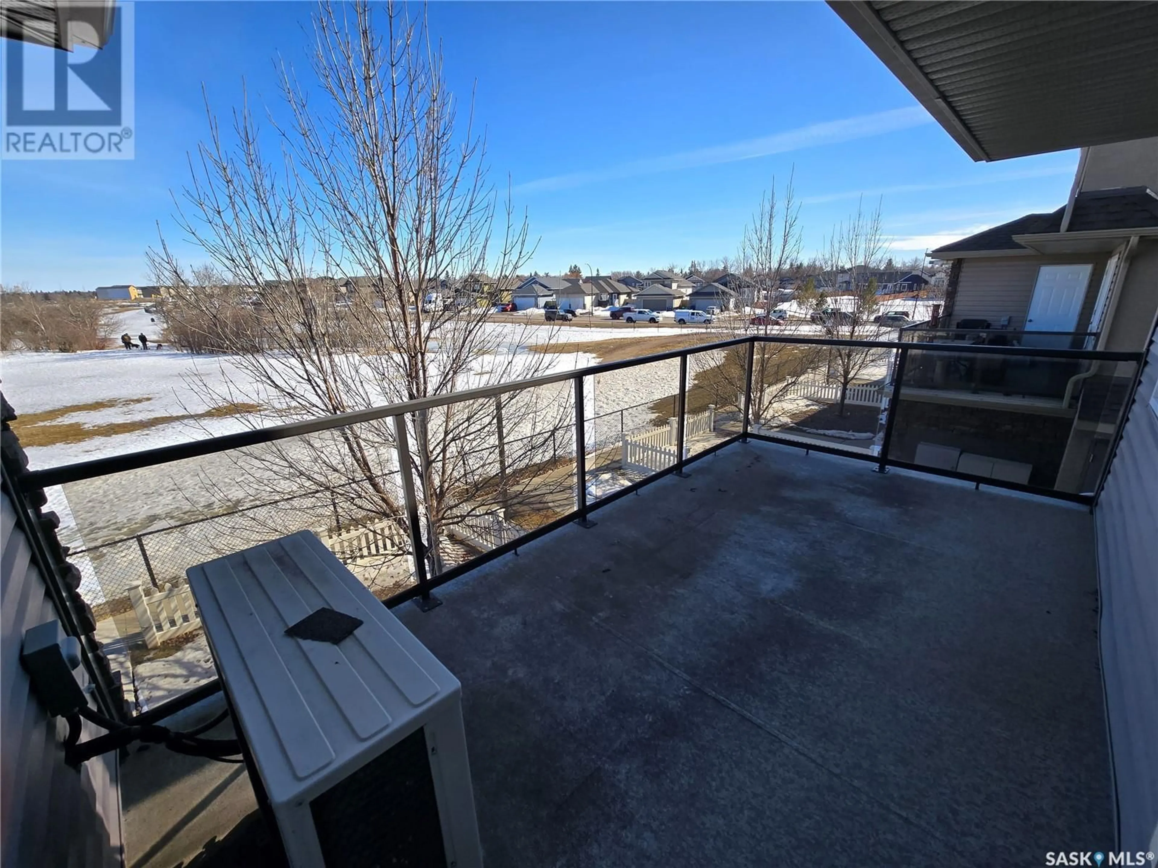 Balcony in the apartment, water/lake/river/ocean view for 1303 - 612 RICHARDSON ROAD, Saskatoon Saskatchewan S7R0L1