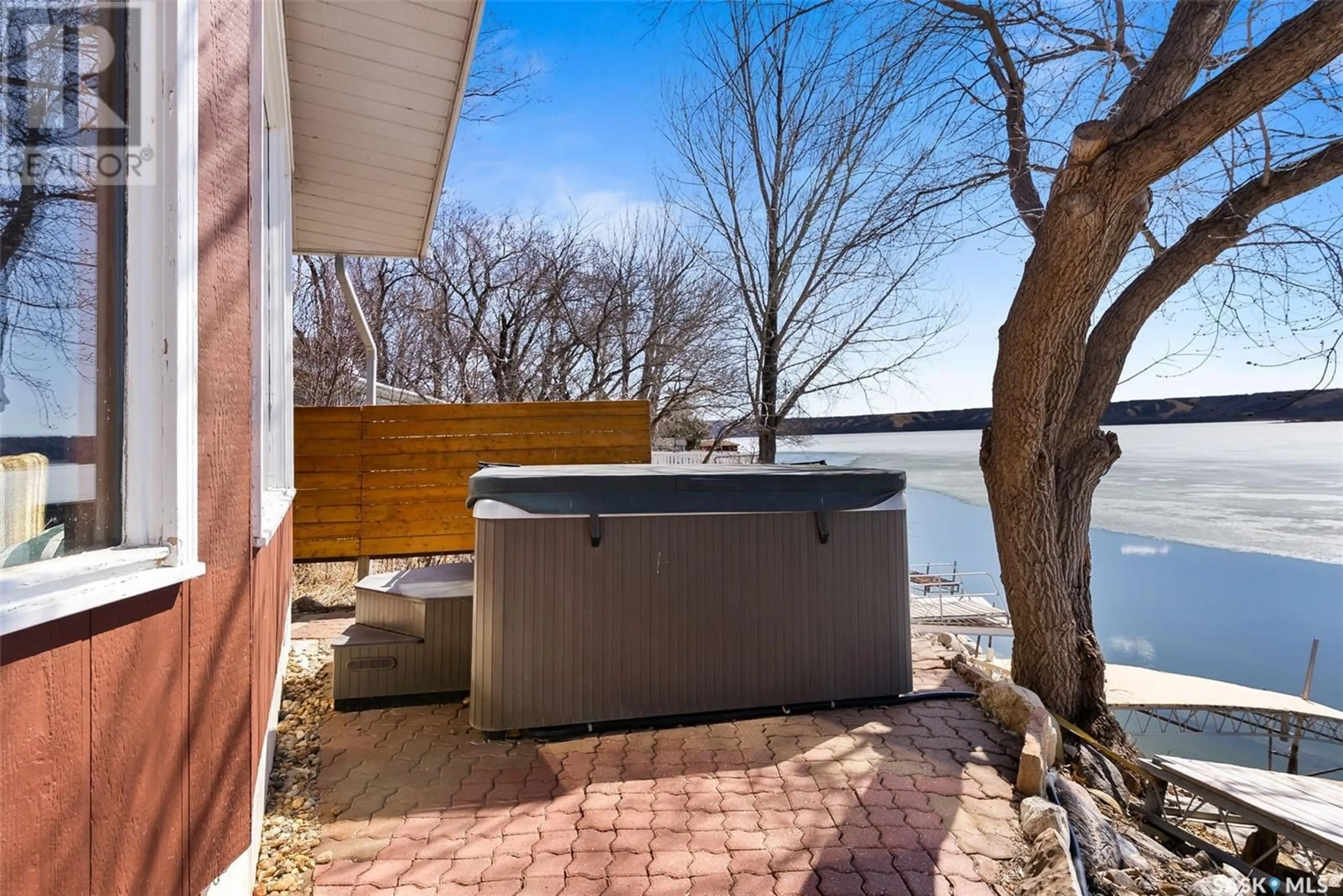 Patio, water/lake/river/ocean view for 446 PASQUA LAKE ROAD, Pasqua Lake Saskatchewan S0G1S0