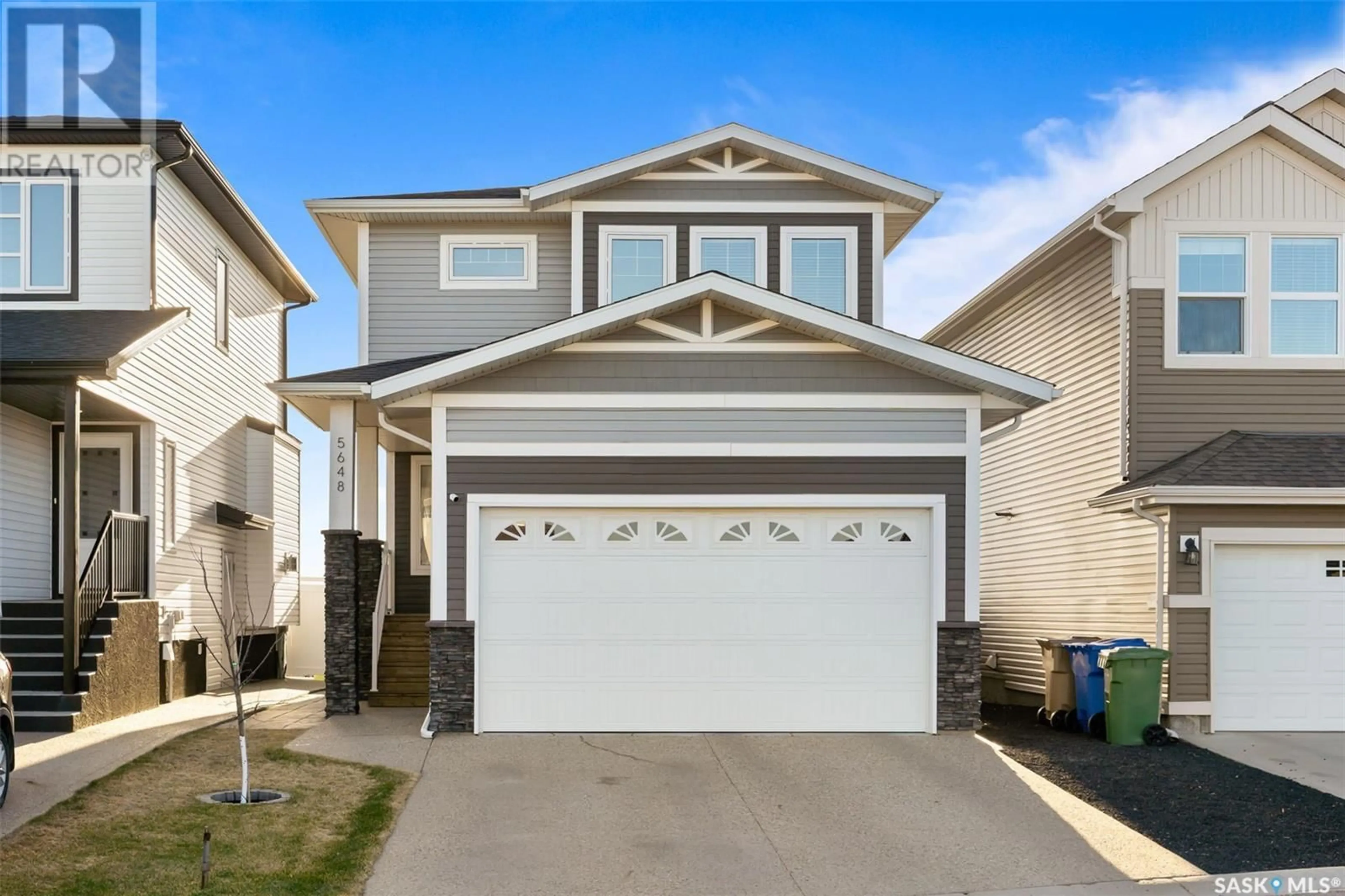 Home with vinyl exterior material, street for 5648 PEARSALL CRESCENT, Regina Saskatchewan S4W0K2