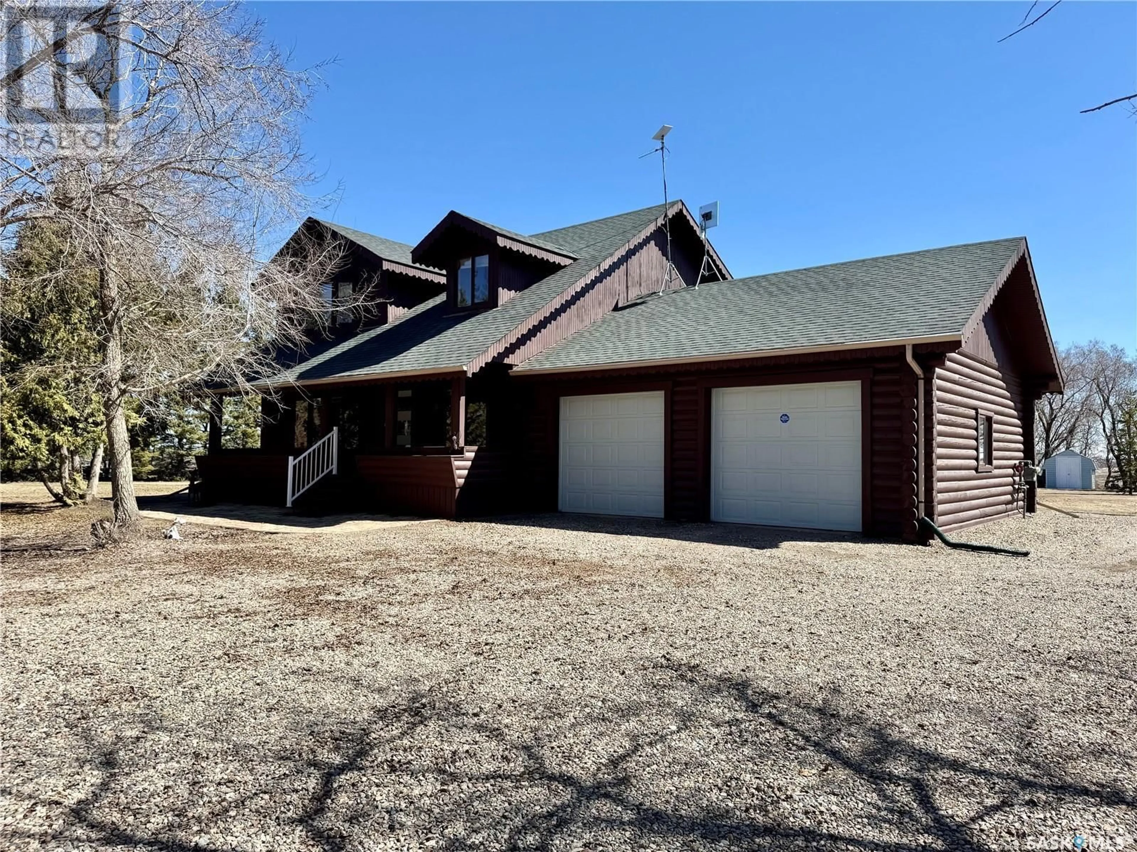 A pic from outside/outdoor area/front of a property/back of a property/a pic from drone, street for RM of Wallace No. 243 - Acreage SOYKA, Wallace Rm No. 243 Saskatchewan S3N2V6